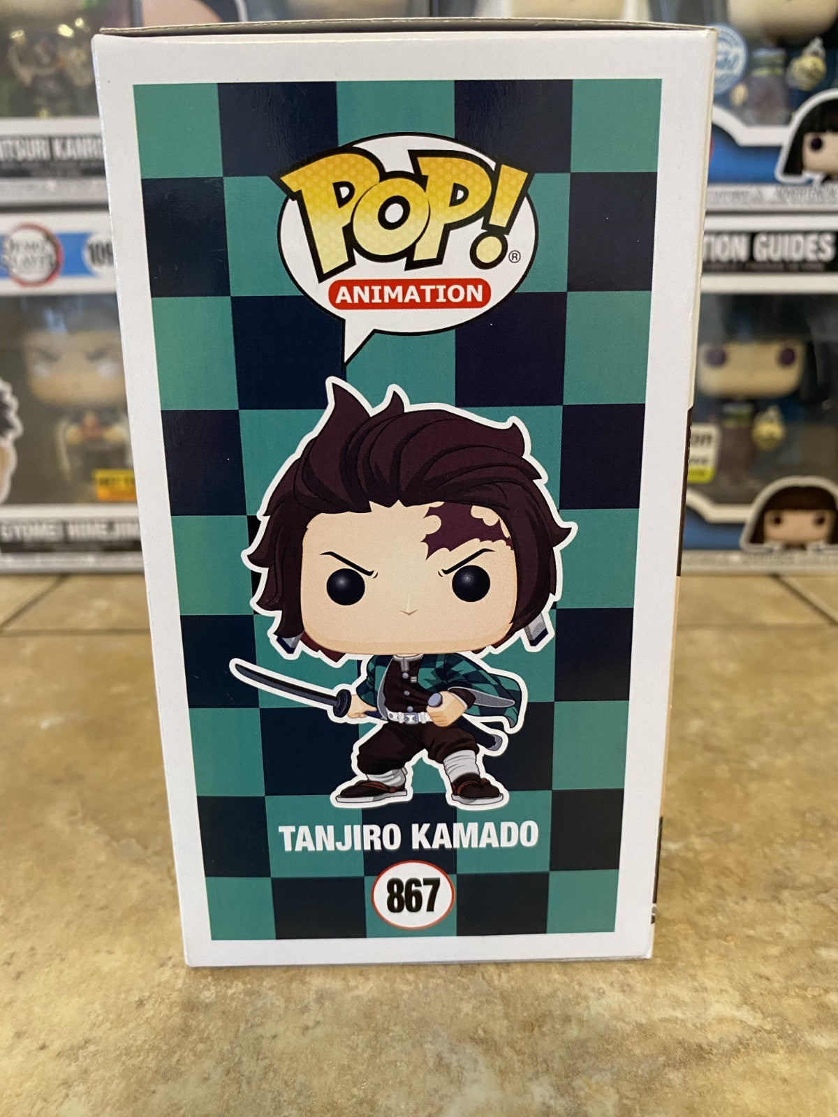 Funko Pop! Demon Slayer Tanjiro Kamado #867 w/Box Protector