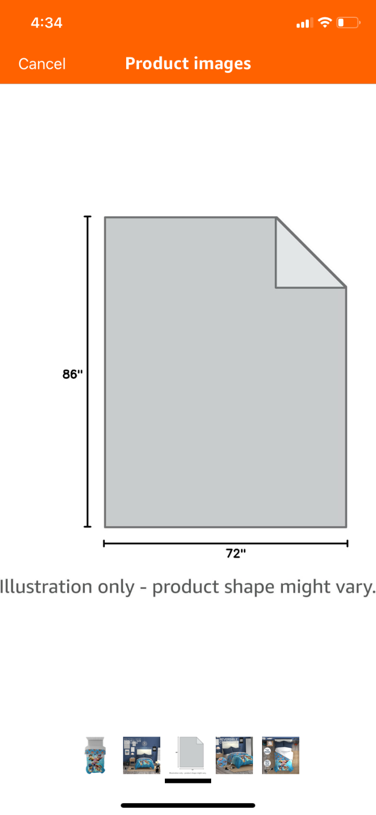 Nickelodeon Paw Patrol Reversible Comforter (TWIN-FULL)