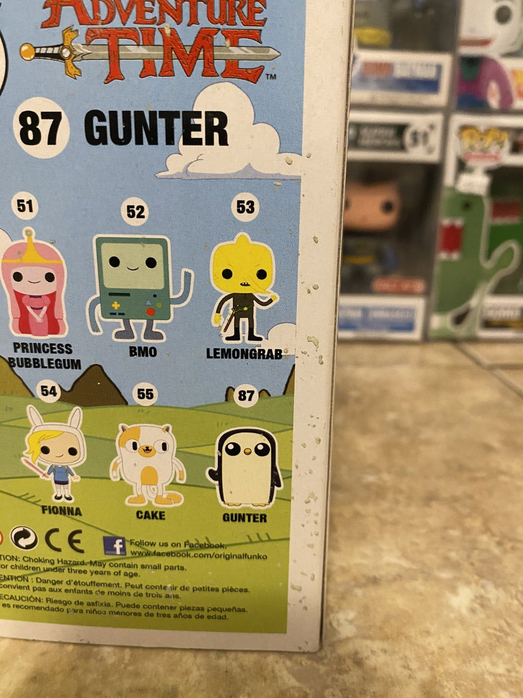 Funko Pop! Vinyl: Adventure Time - Gunter #87 w/Box Protector