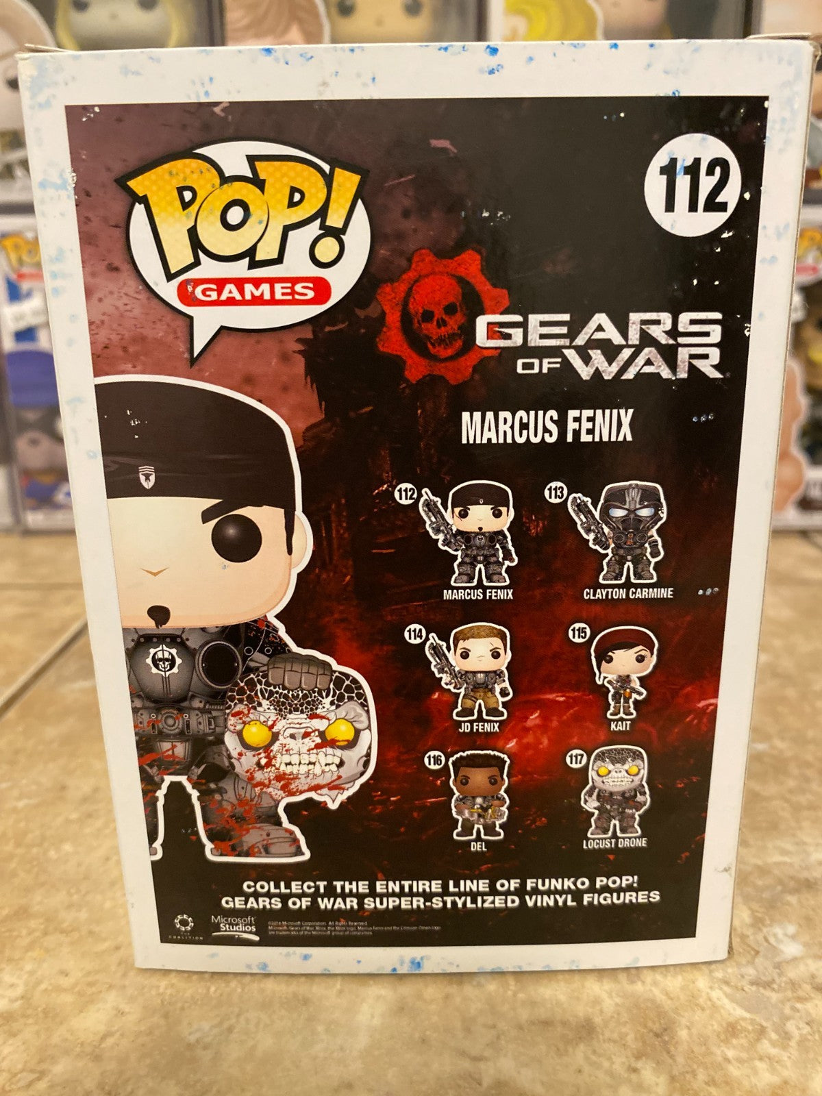 Funko Pop! Gears of War - Marcus Fenix - (Bloody) - San Diego Comic Exclusive