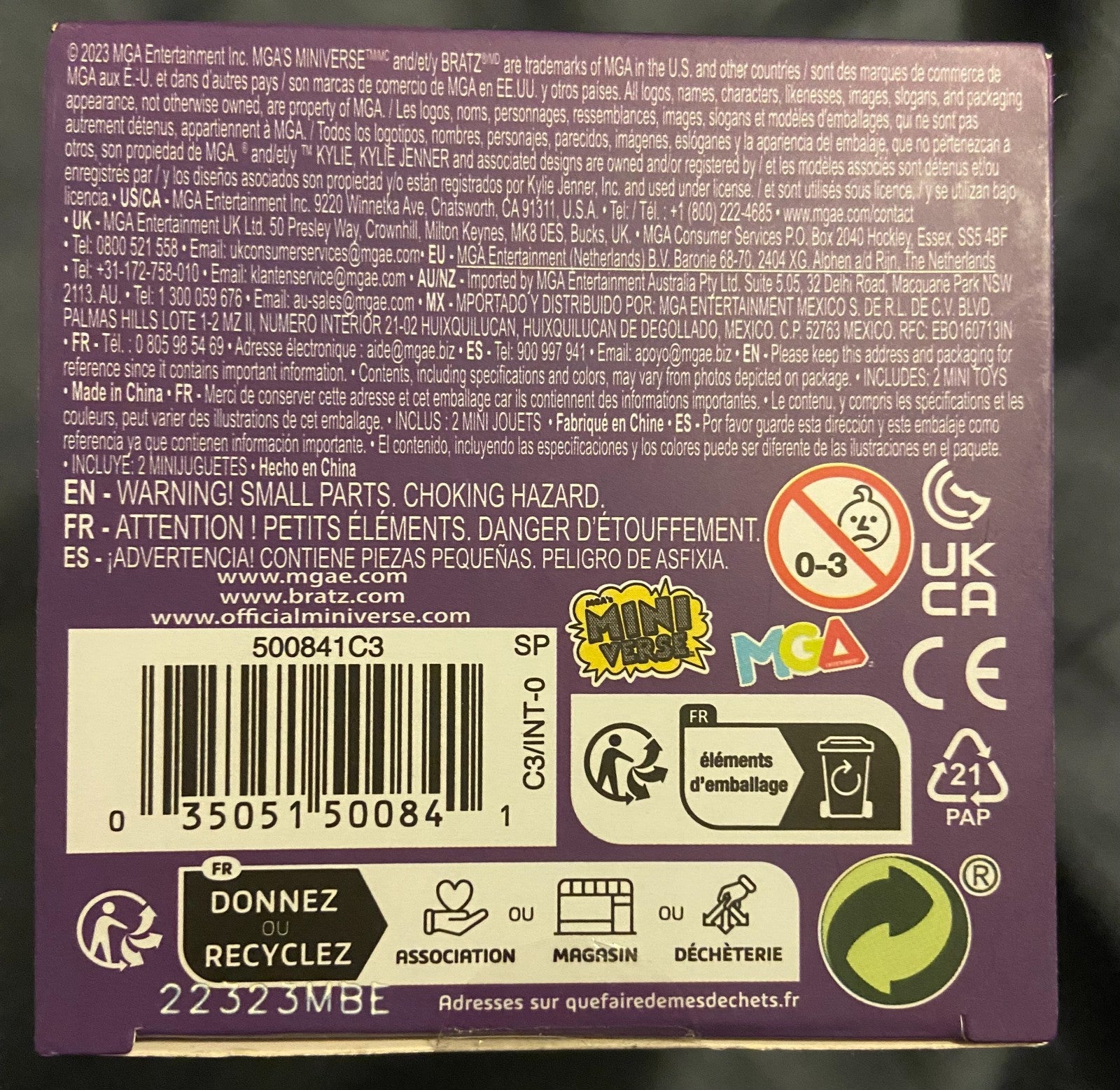 Kylie x Bratz Mini Figurine Box