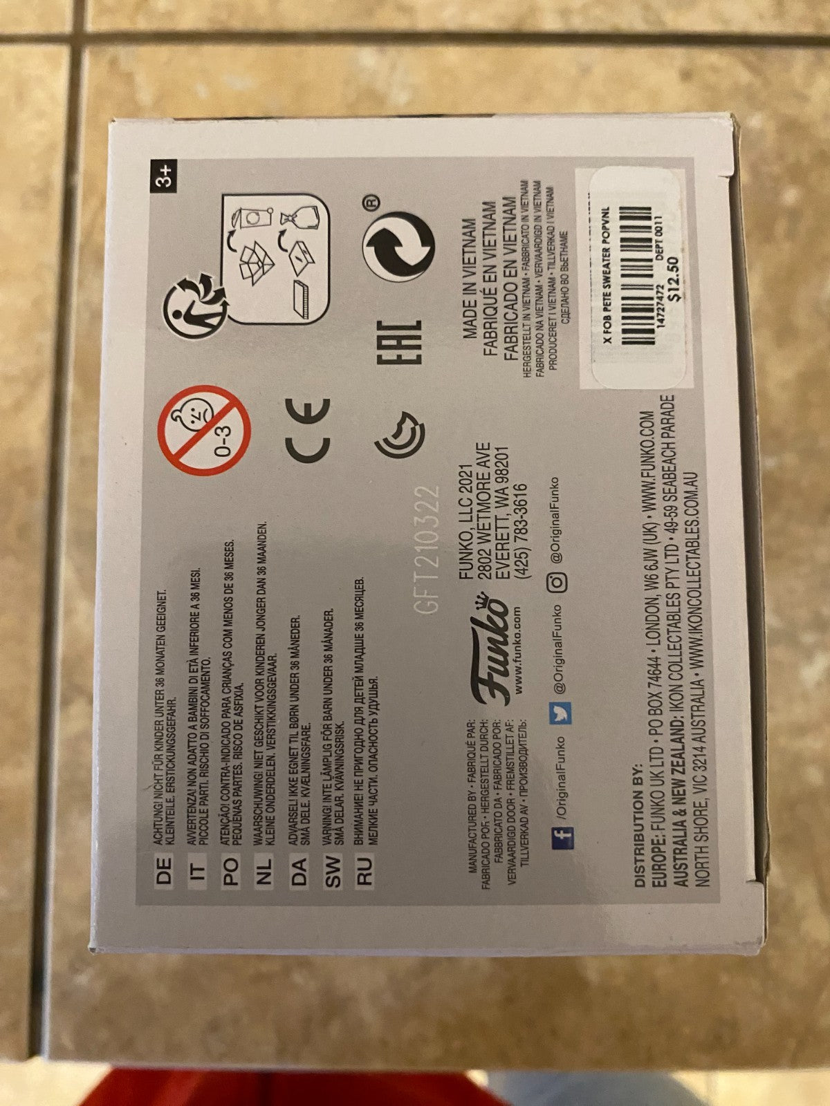 Funko Pop Fall Out Boy - Pete Wentz - Hot Topic Exclusive #212 With Protector