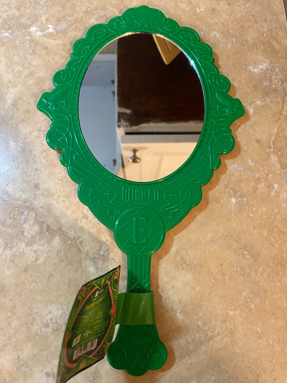 Wicked Glinda/Pink & Elphaba/Green Dual-Sided Hand Mirror