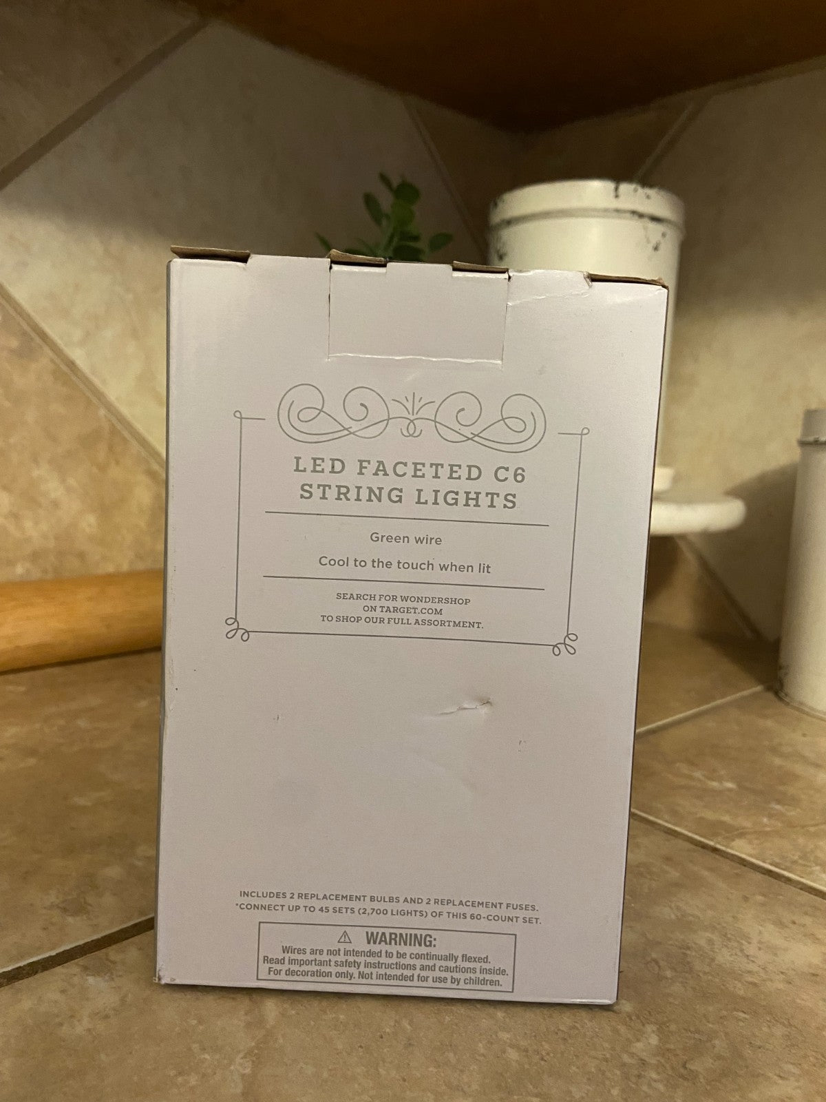 Wondershop LED Faceted String Lights- 60ct