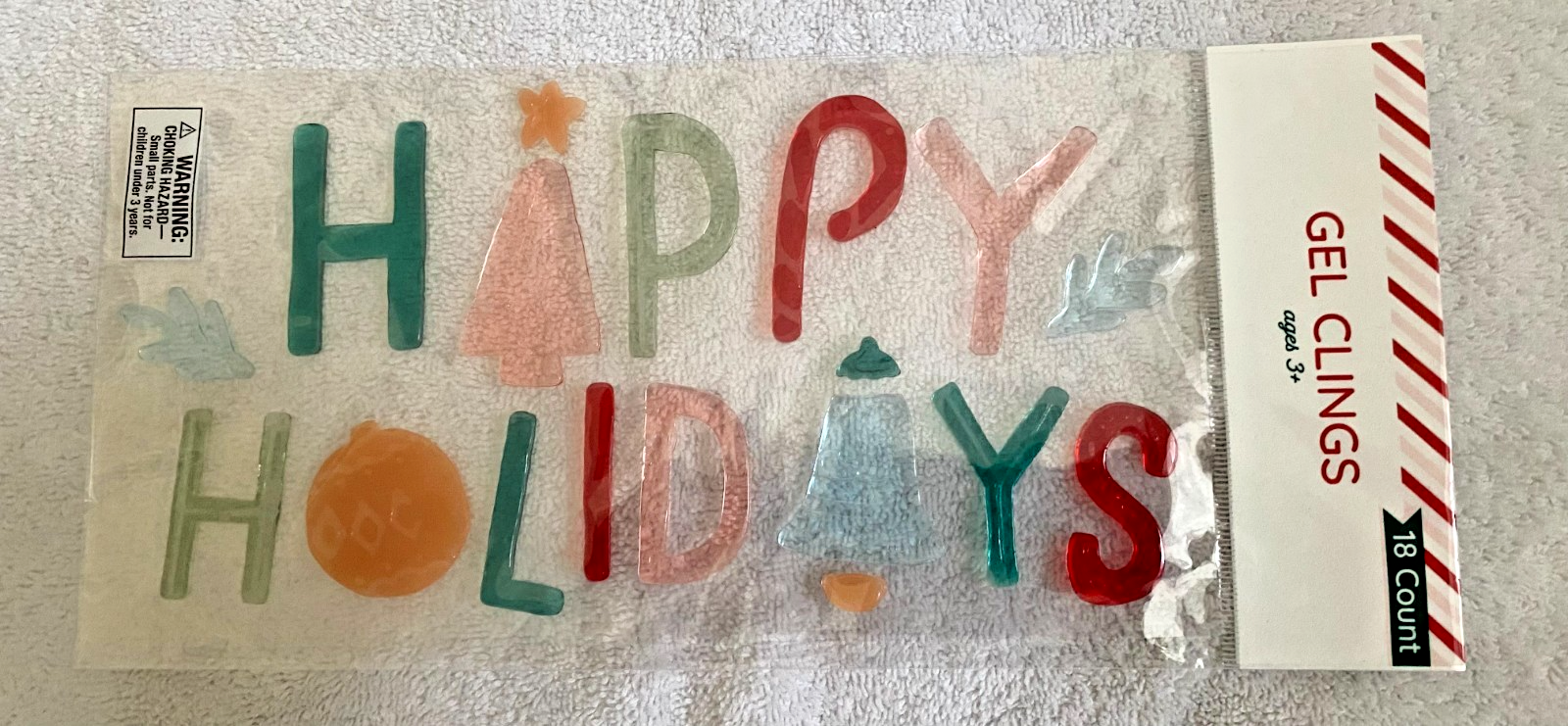 Christmas Gel Cling Bundle ***5 Pieces Total!!!!***