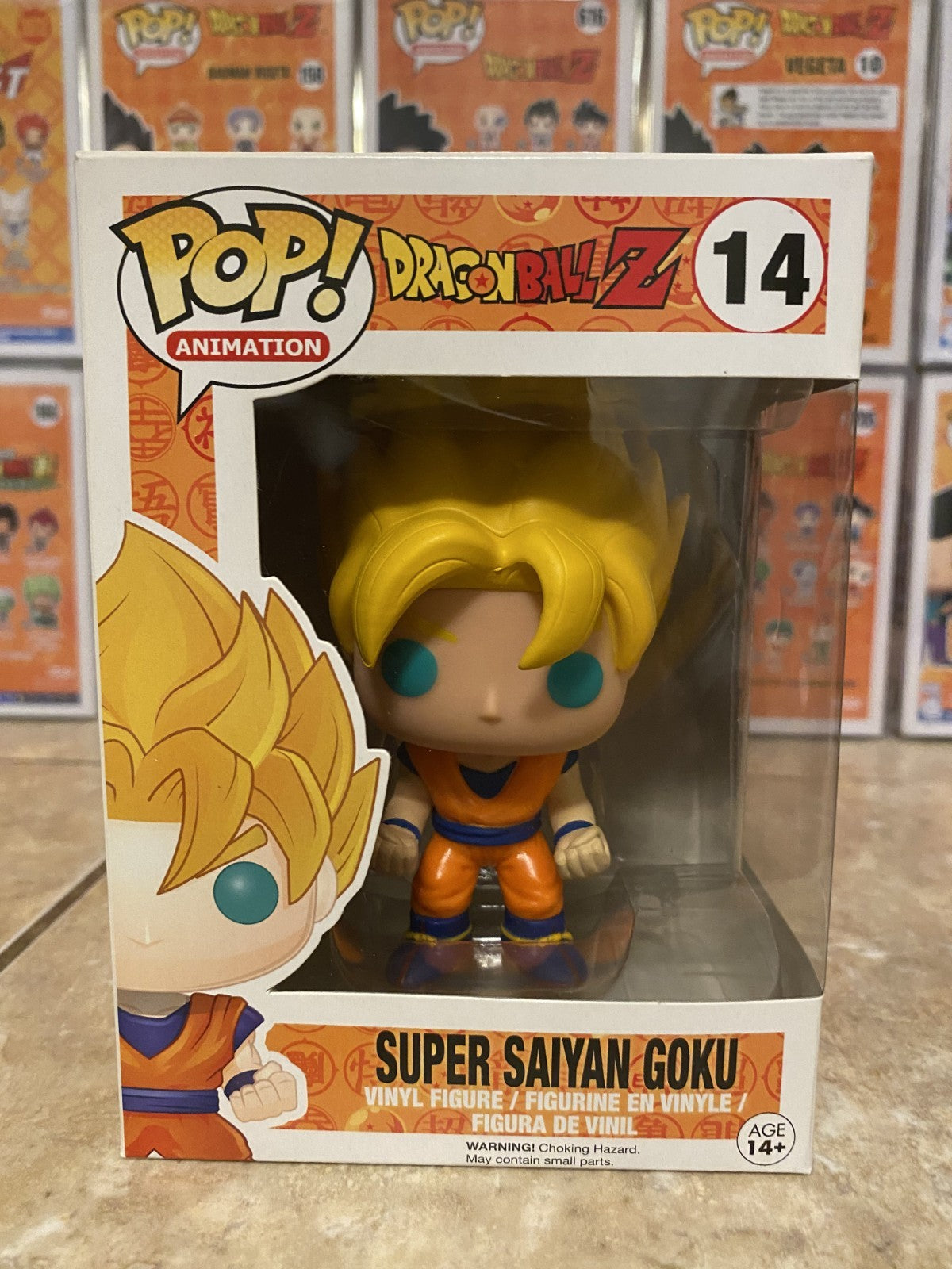 Funko Pop! Dragon Ball Z #14 Super Saiyan Goku w Protector