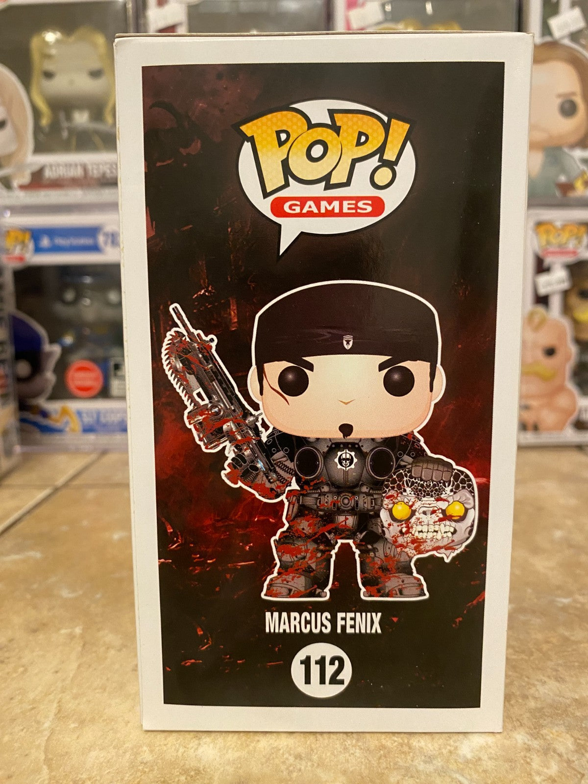 Funko Pop! Gears of War - Marcus Fenix - (Bloody) - San Diego Comic Exclusive