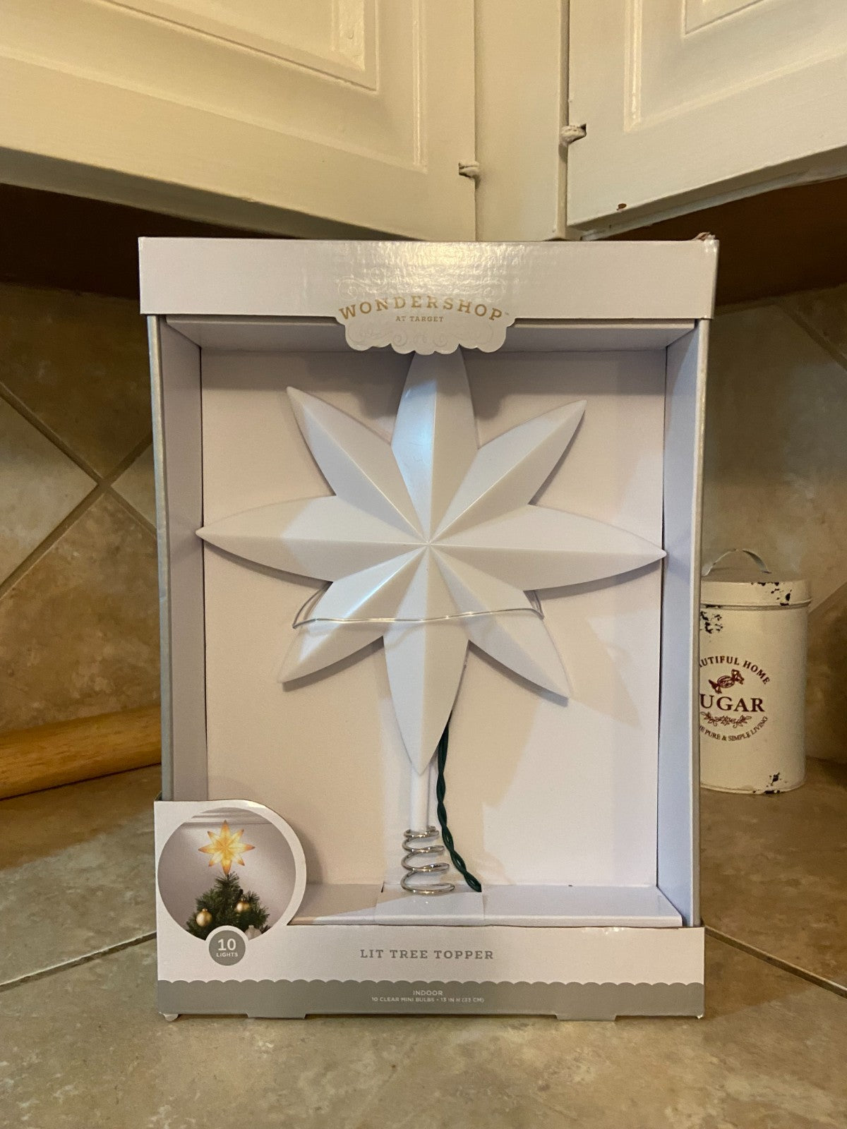 Wondershop LIT TREE TOPPER-iNDOOR