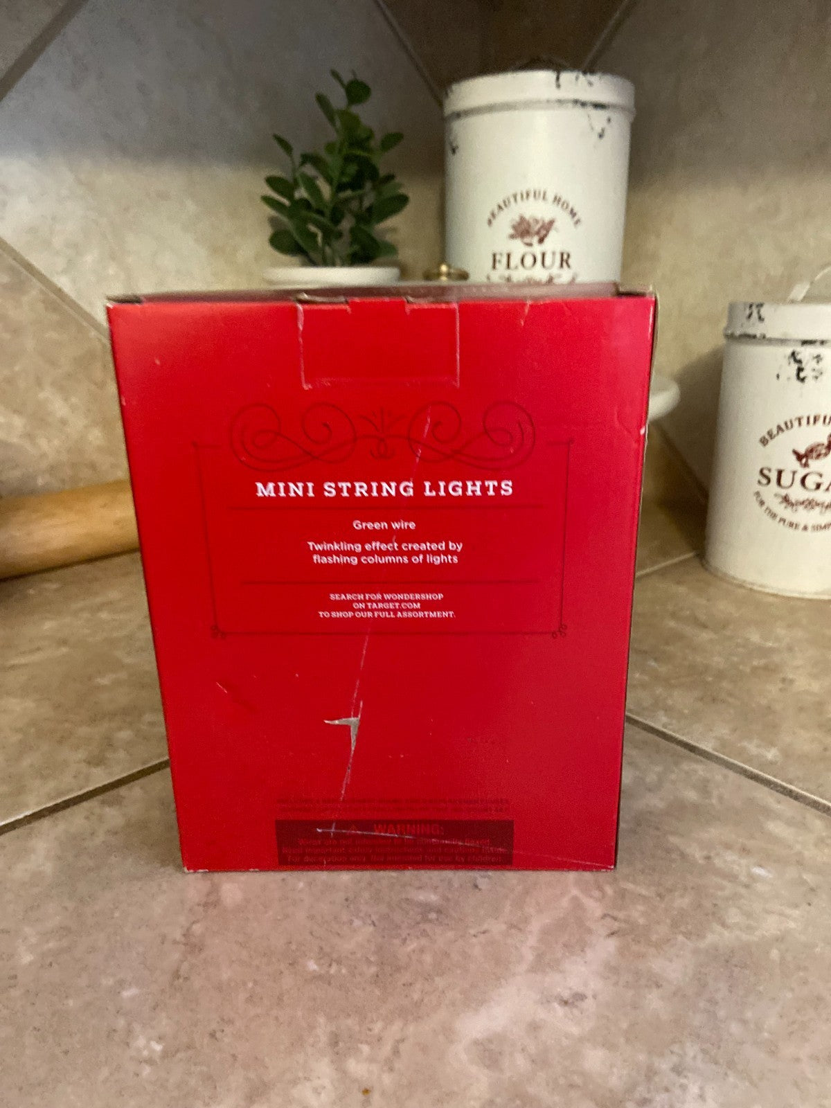 Wondershop 100 ct Clear Mini Lights Green Wire Indoor Outdoor 20'71/2"