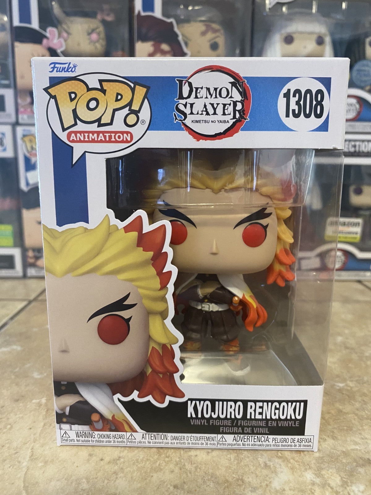 Funko Pop! Demon Slayer #1308 Kyojuro Rengoku w/Box Protector