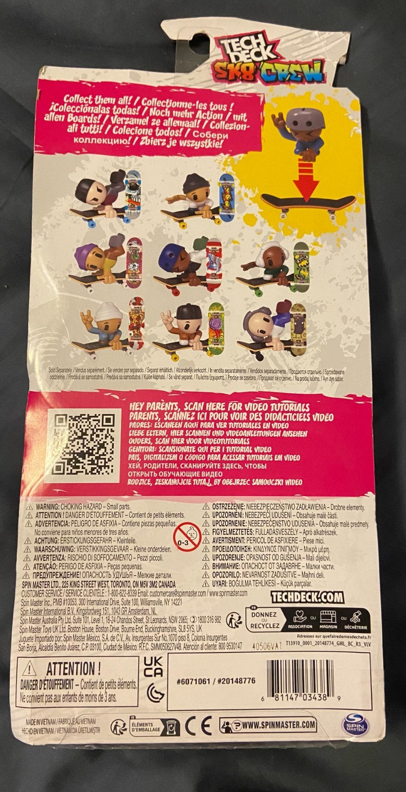 Tech Deck SK8 Crew Series-1 Twin Shred Pack