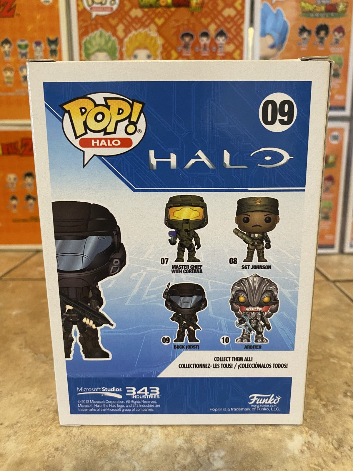 Funko Pop! Vinyl: Halo - #09 Buck (ODST) w Protector