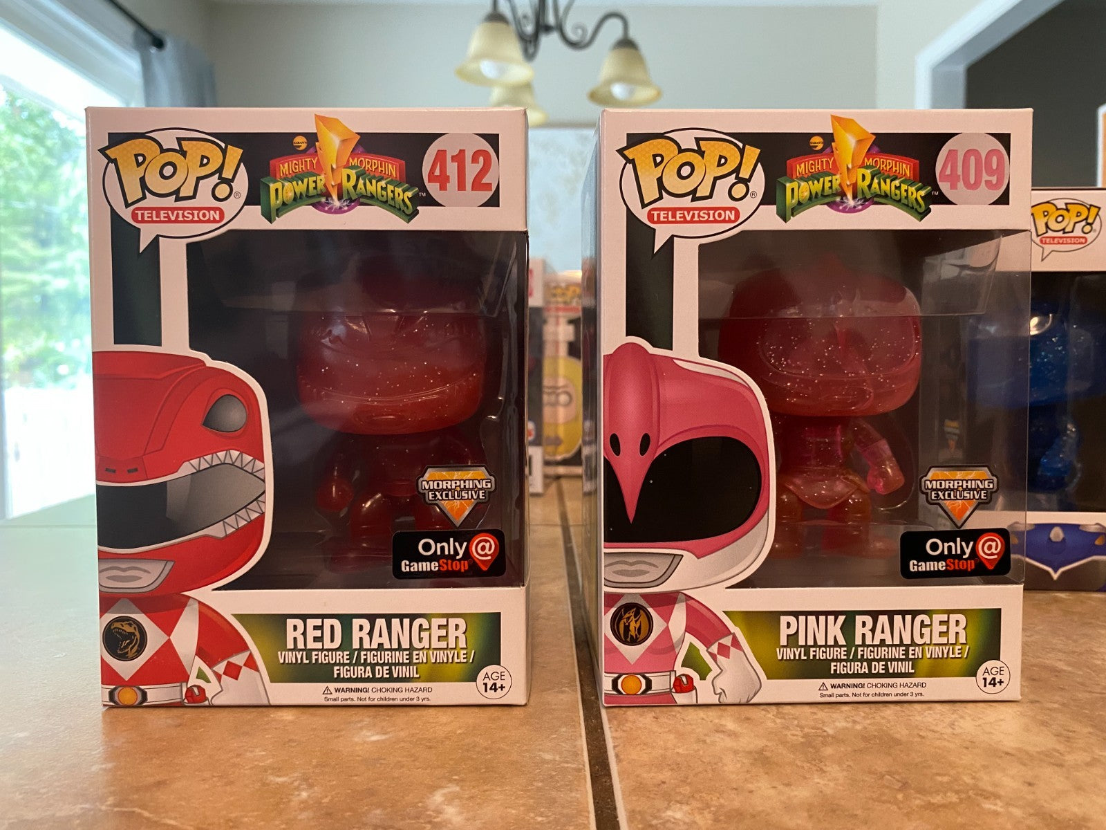 Funko Pop! Power Rangers (Morphing Exclusive) Set w Soft Protectors