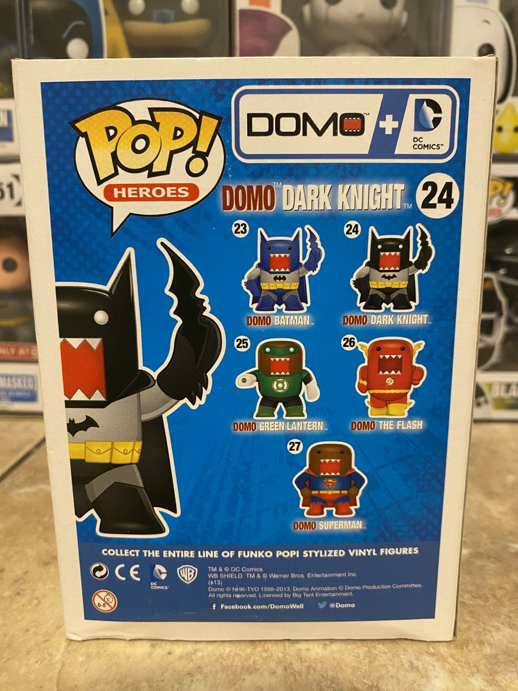 Funko Pop! Vinyl: Domo (as Dark Knight) #24 w/Box Protector
