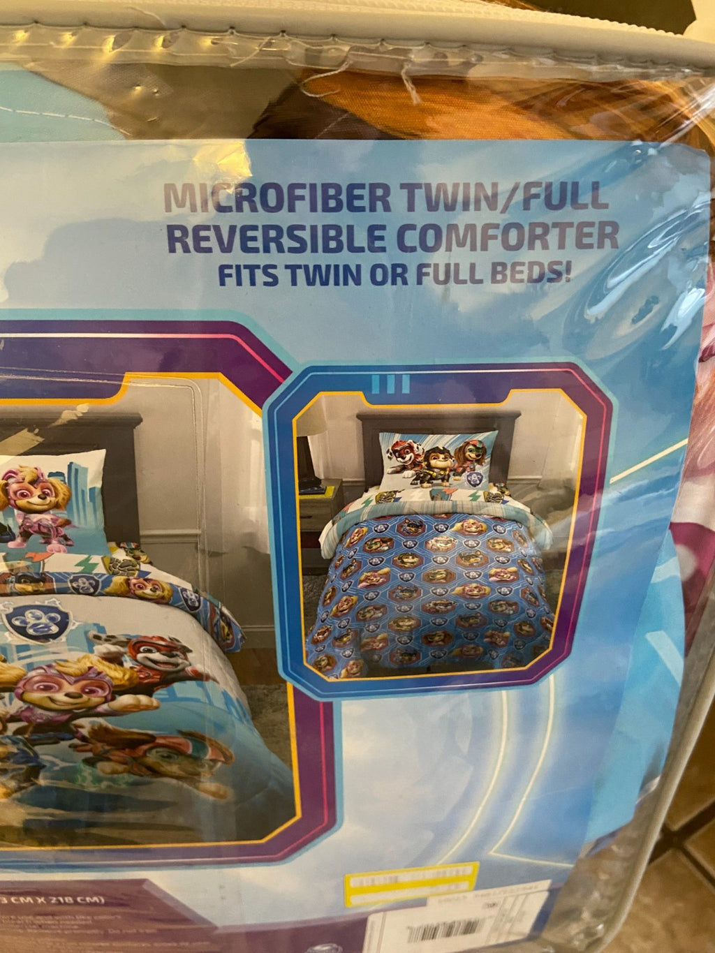 Nickelodeon Paw Patrol Reversible Comforter (TWIN-FULL)