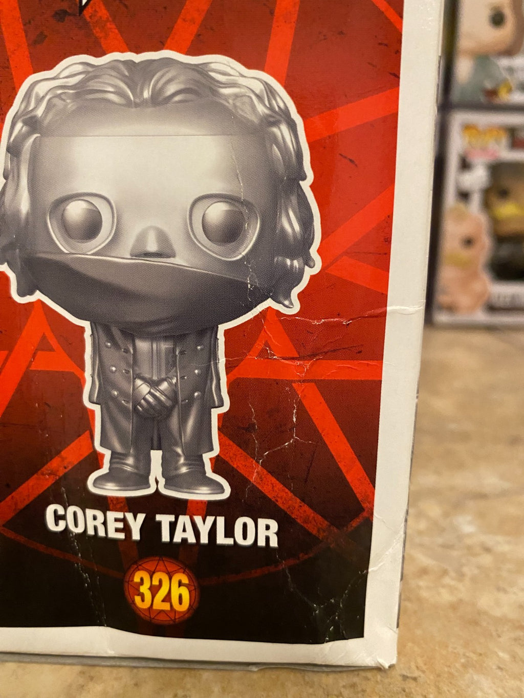 Funko POP! Slipknot Corey Taylor #326 ~ Hot Topic Exclusive (Box Damage)