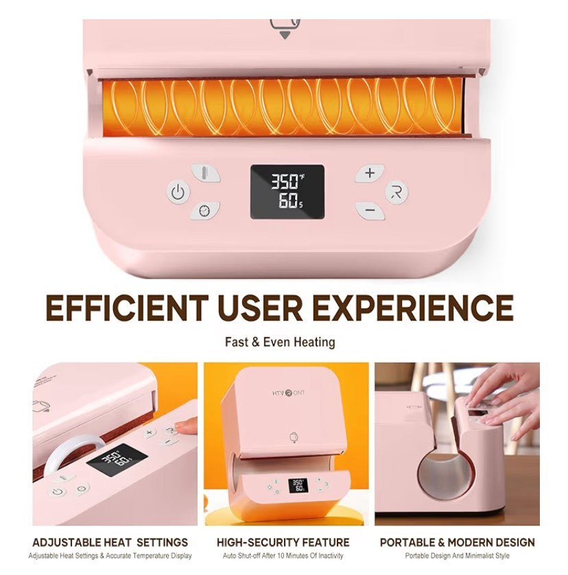 HTVRONT Auto Tumbler Heat Press Machine Mug Heat Press 10-30oz Sublimation Cup
