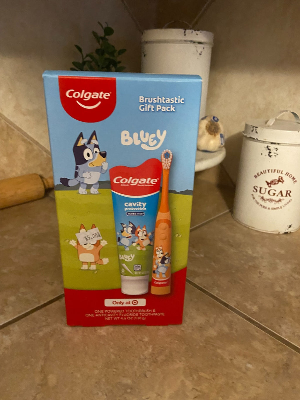 Colgate Bluey Brushtastic Gift Pack. Electric Toothbrush & Toothpaste - NEW.