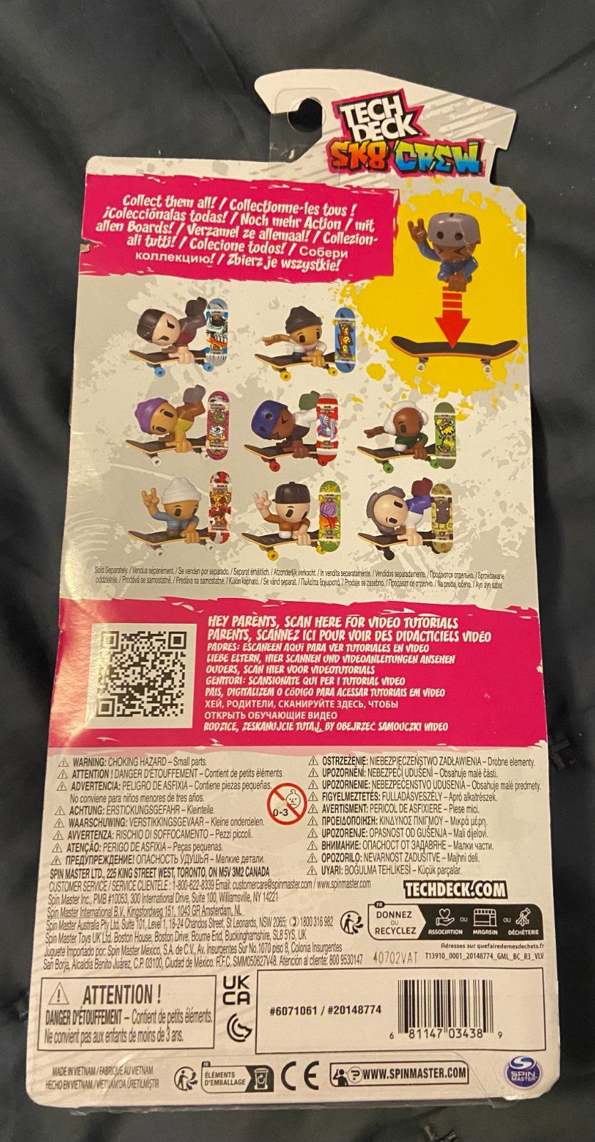 Tech Deck SK8 Crew Series-1 Twin Shred Pack