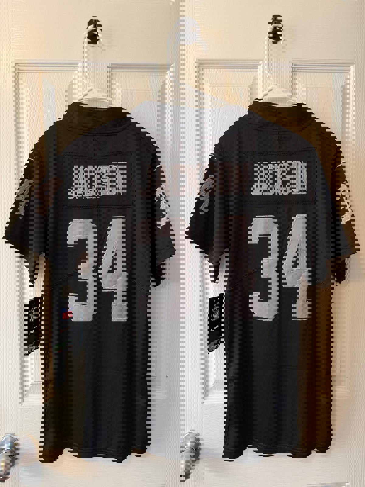 Vintage Oakland Raiders #34 Bo Jackson (Stitched/Youth) Jersey