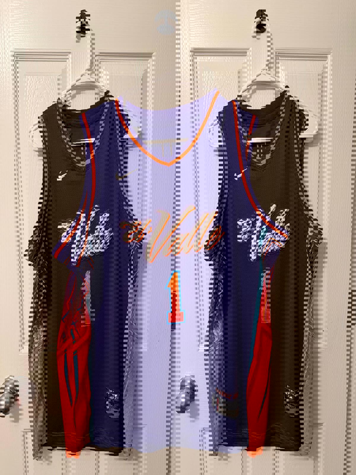 Phoenix Suns #1 Devin Booker (Stitched/Youth) Jersey