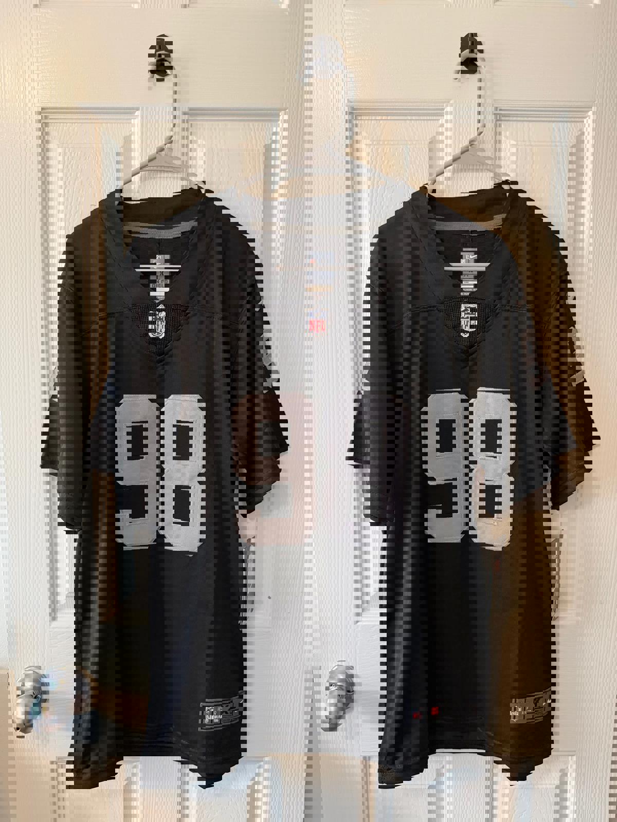 Las Vegas Raiders #98 Max Crosby (Stitched/XL Youth) Jersey