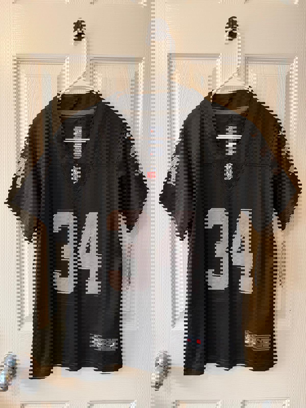 Vintage Oakland Raiders #34 Bo Jackson (Stitched/Youth) Jersey