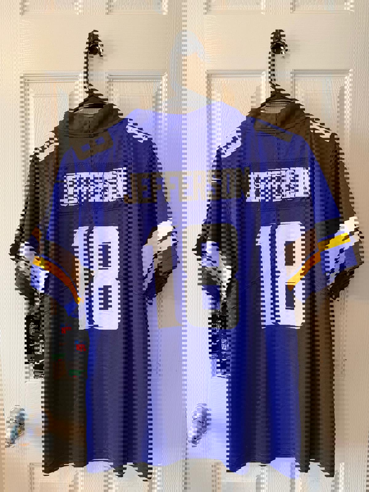 Vintage Minnesota Vikings #18 Justin Jefferson (Stitched/Youth) Jersey