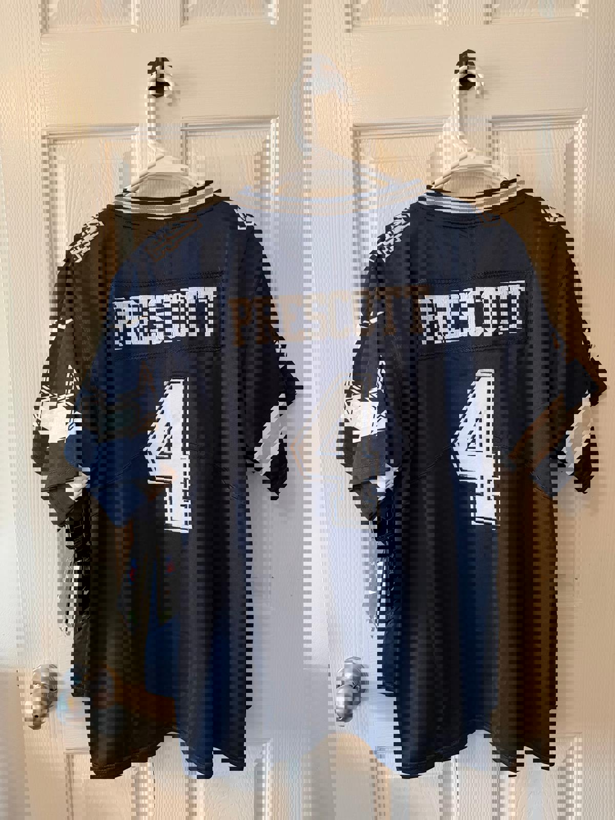 Dallas Cowboys #4 Dak Prescott (Stitched/Youth) Jersey