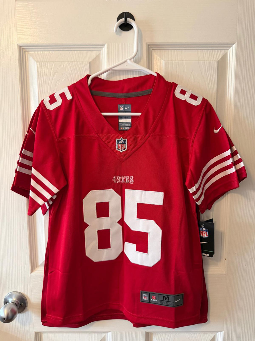San Francisco 49ers #85 George Kittle (Stitched/Youth) Jersey