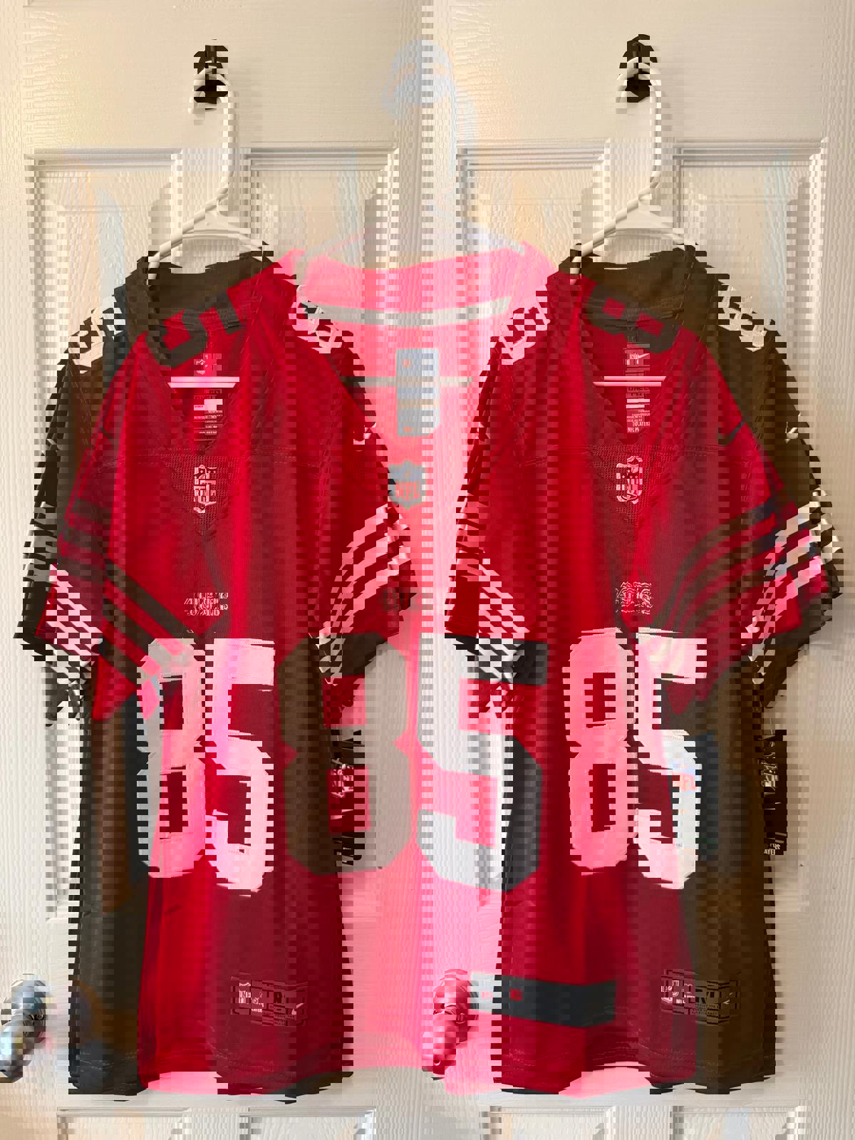 San Francisco 49ers #85 George Kittle (Stitched/Youth) Jersey
