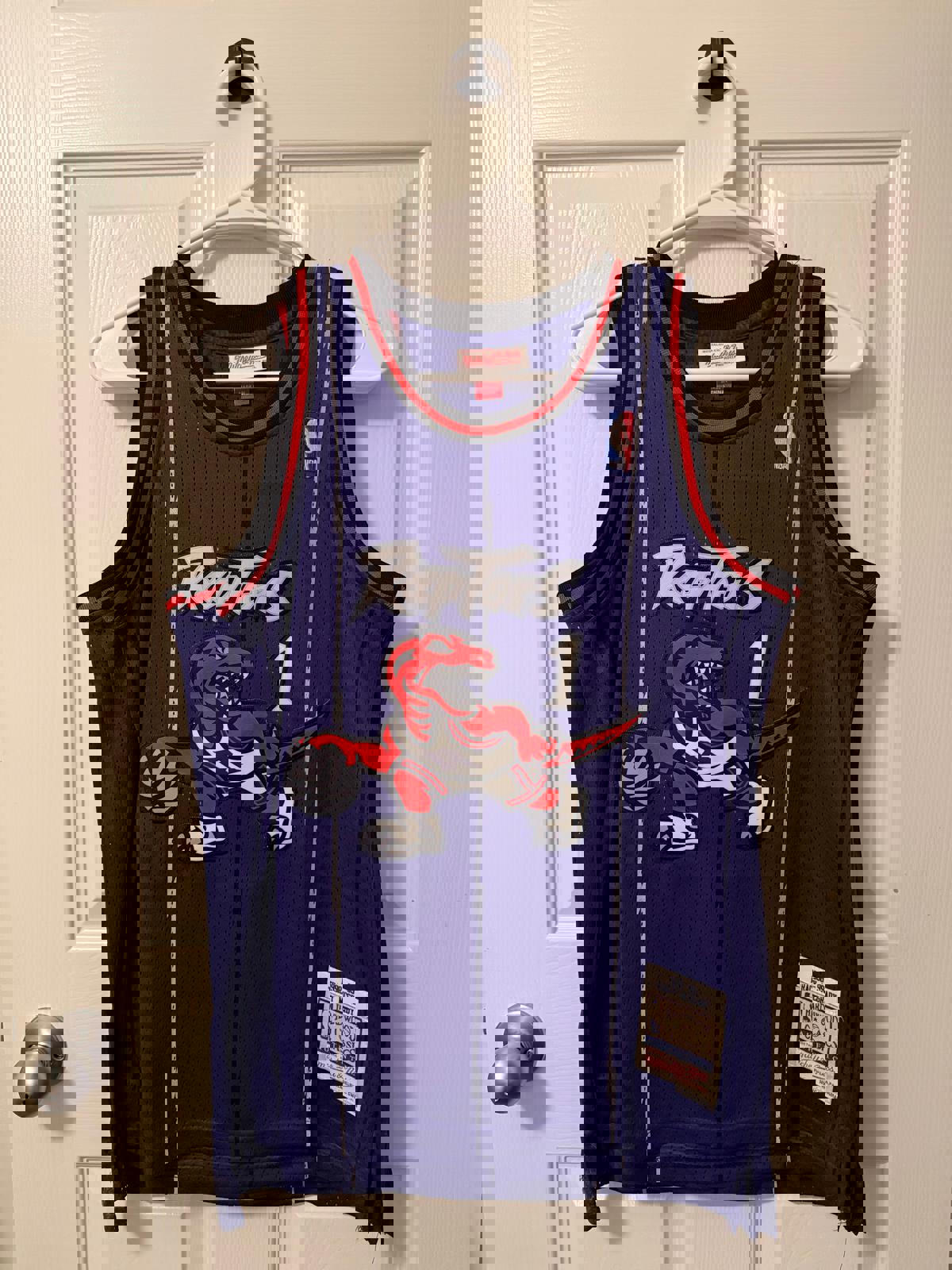 Vintage Toronto Raptors #1 Tracy McGrady (Stitched/Youth) Jersey