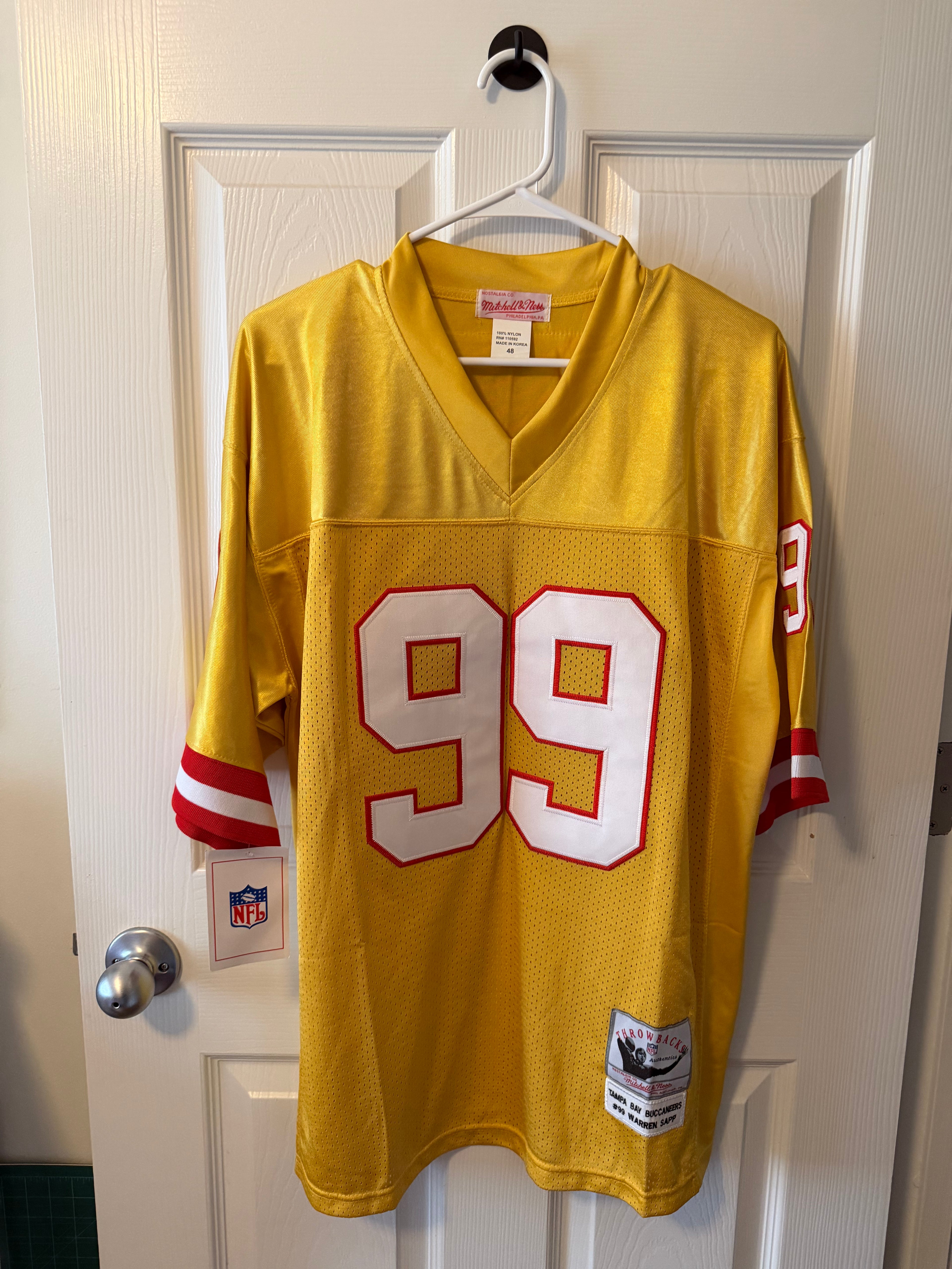 Vintage Tampa Bay Buccaneers #99 Warren Sapp (Stitched/Adult) Jersey