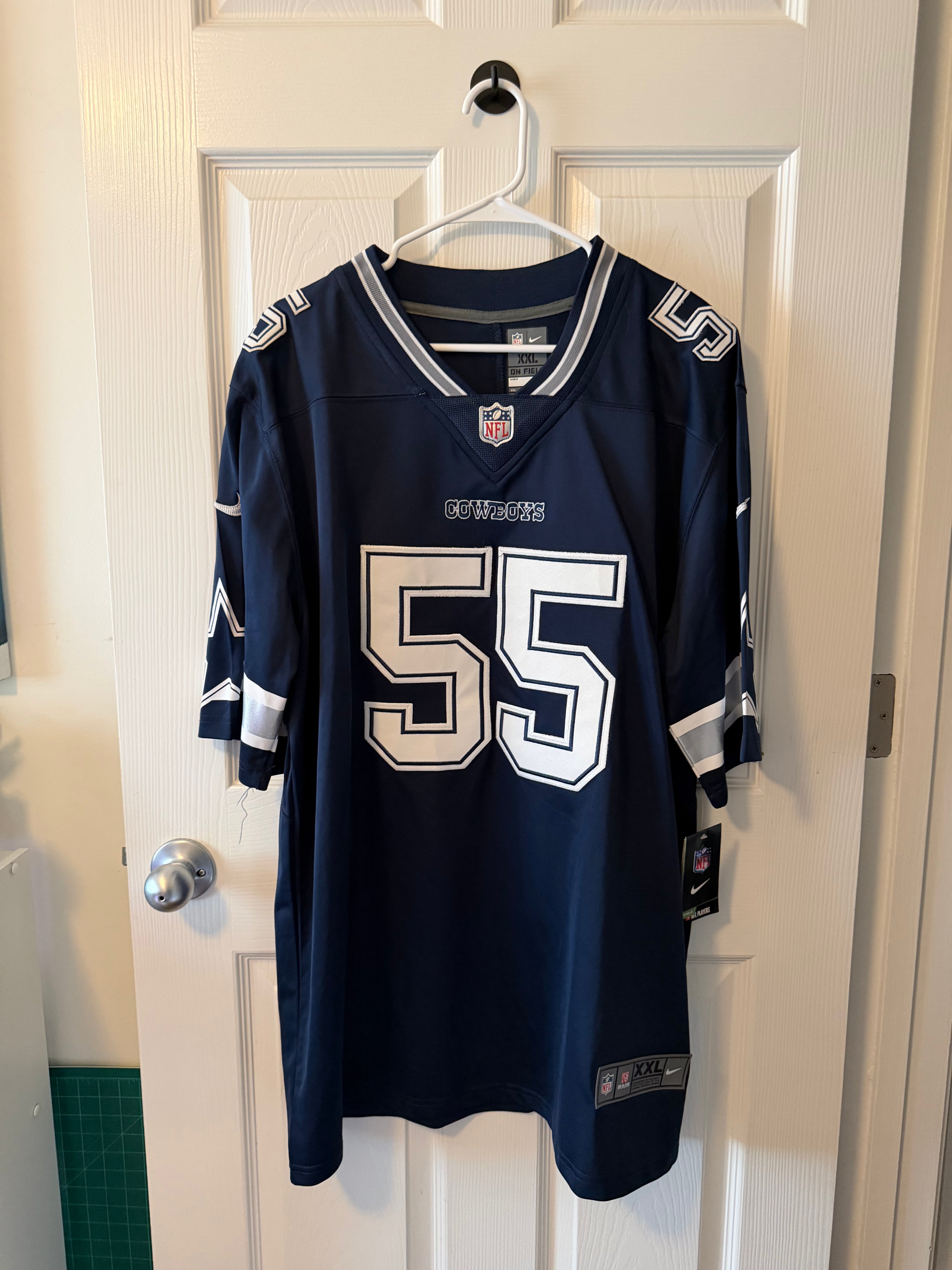 Dallas Cowboys #55 Leighton Vander Esch (Stitched/Adult) Jersey