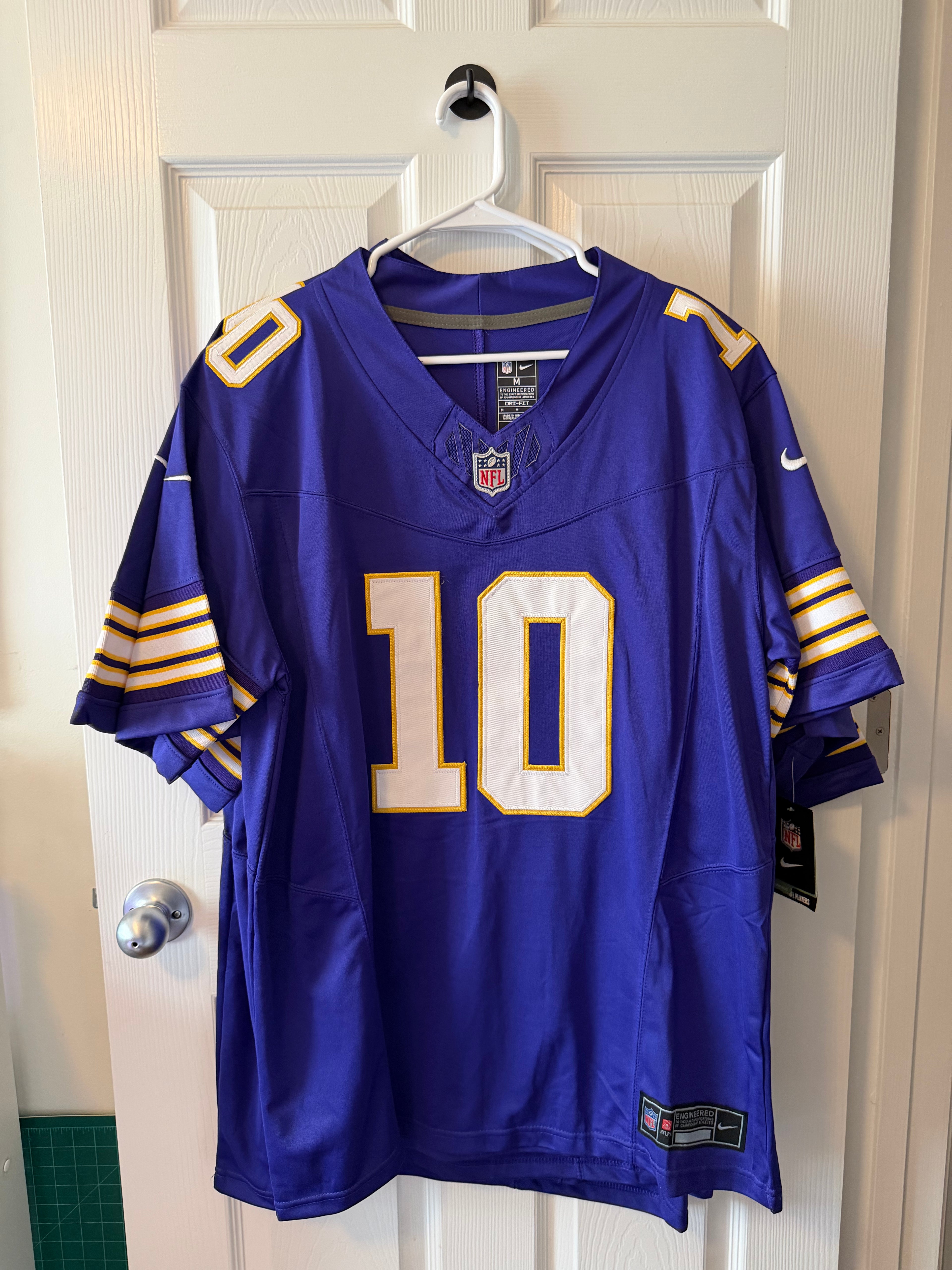 Vintage Minnesota Vikings #10 Fran Tarkenton (Stitched/Adult) Jersey