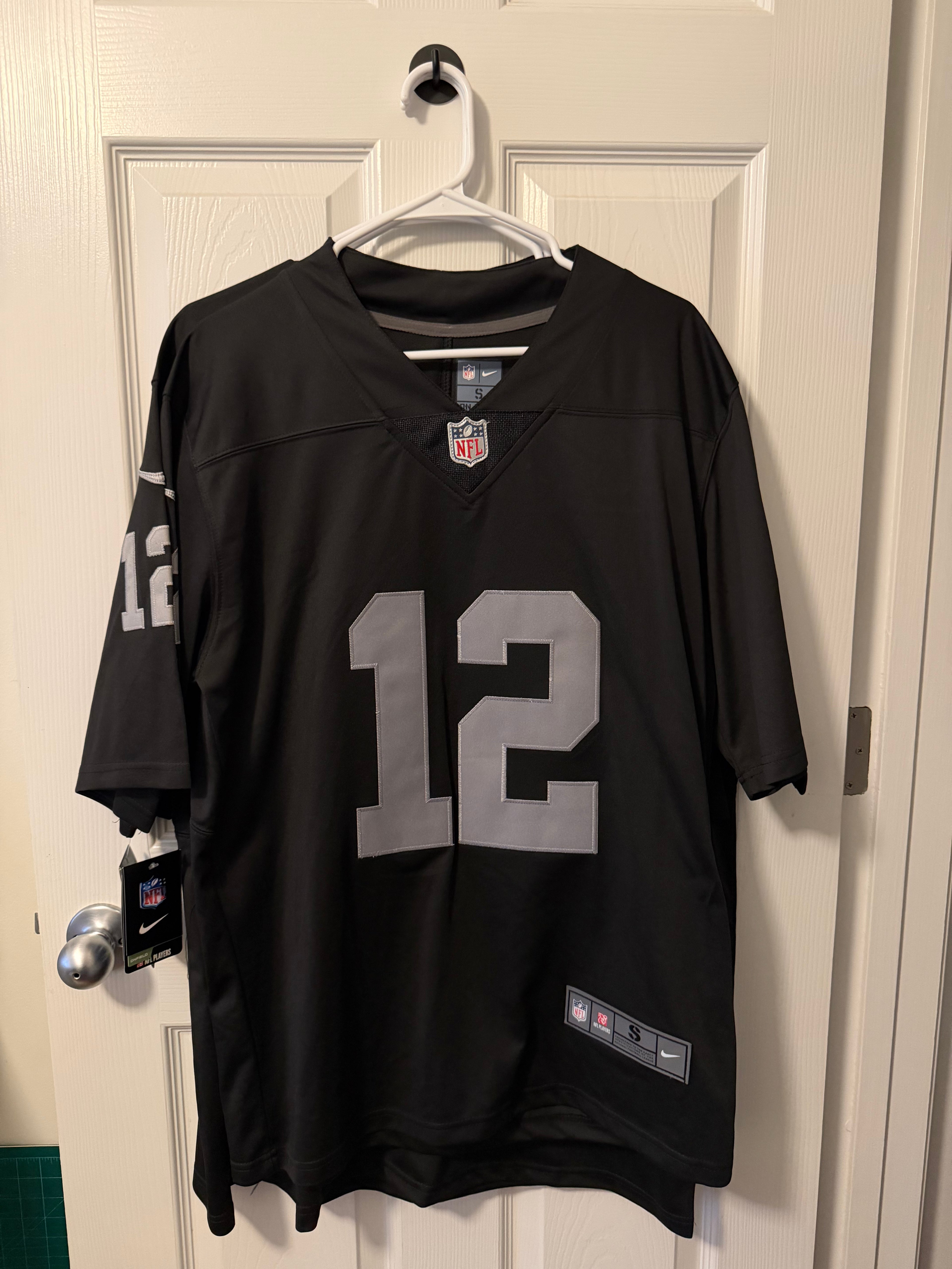 Vintage Oakland Raiders #12 Ken Stabler (Stitched/Adult) Jersey
