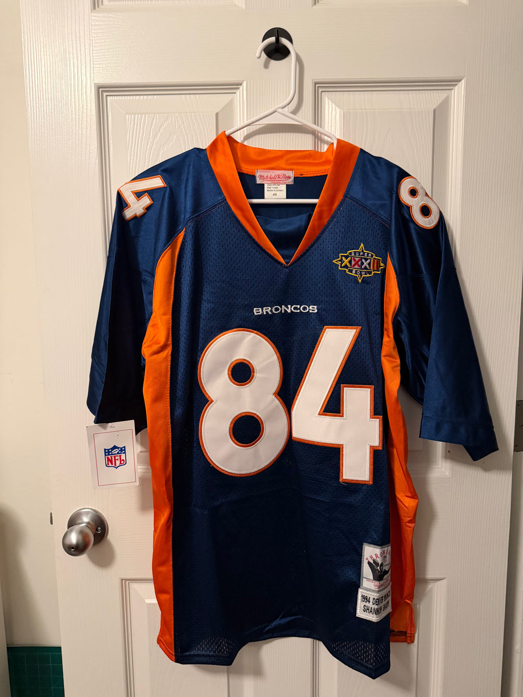 Vintage Denver Broncos #84 Shannon Sharpe (Stitched/Adult Medium) Jersey