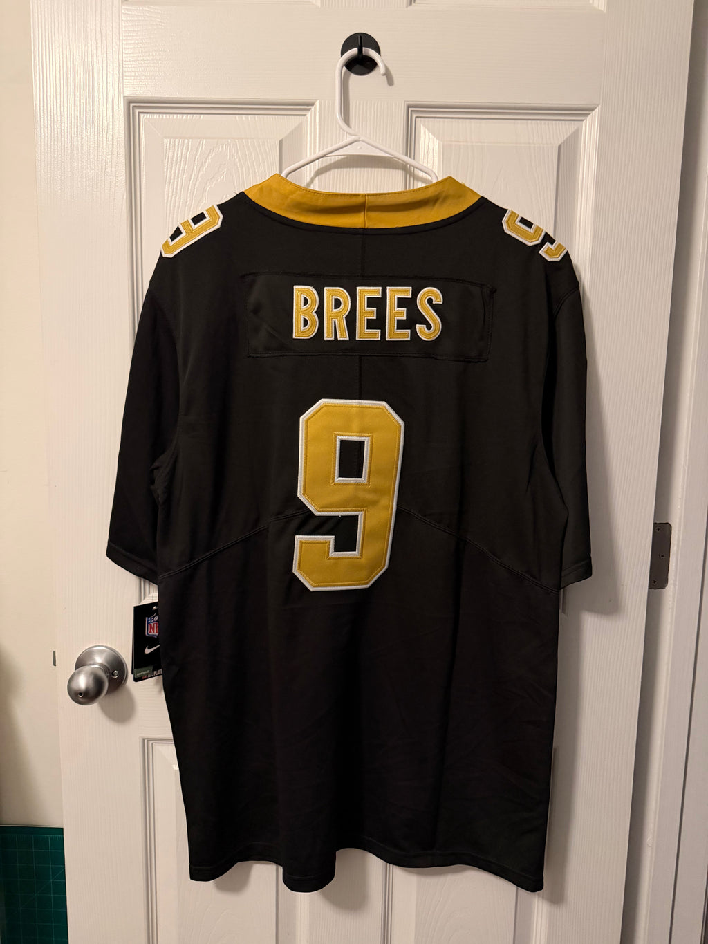 Vintage New Orleans Saints #9 Drew Brees (Stitched/Adult Medium) Jersey