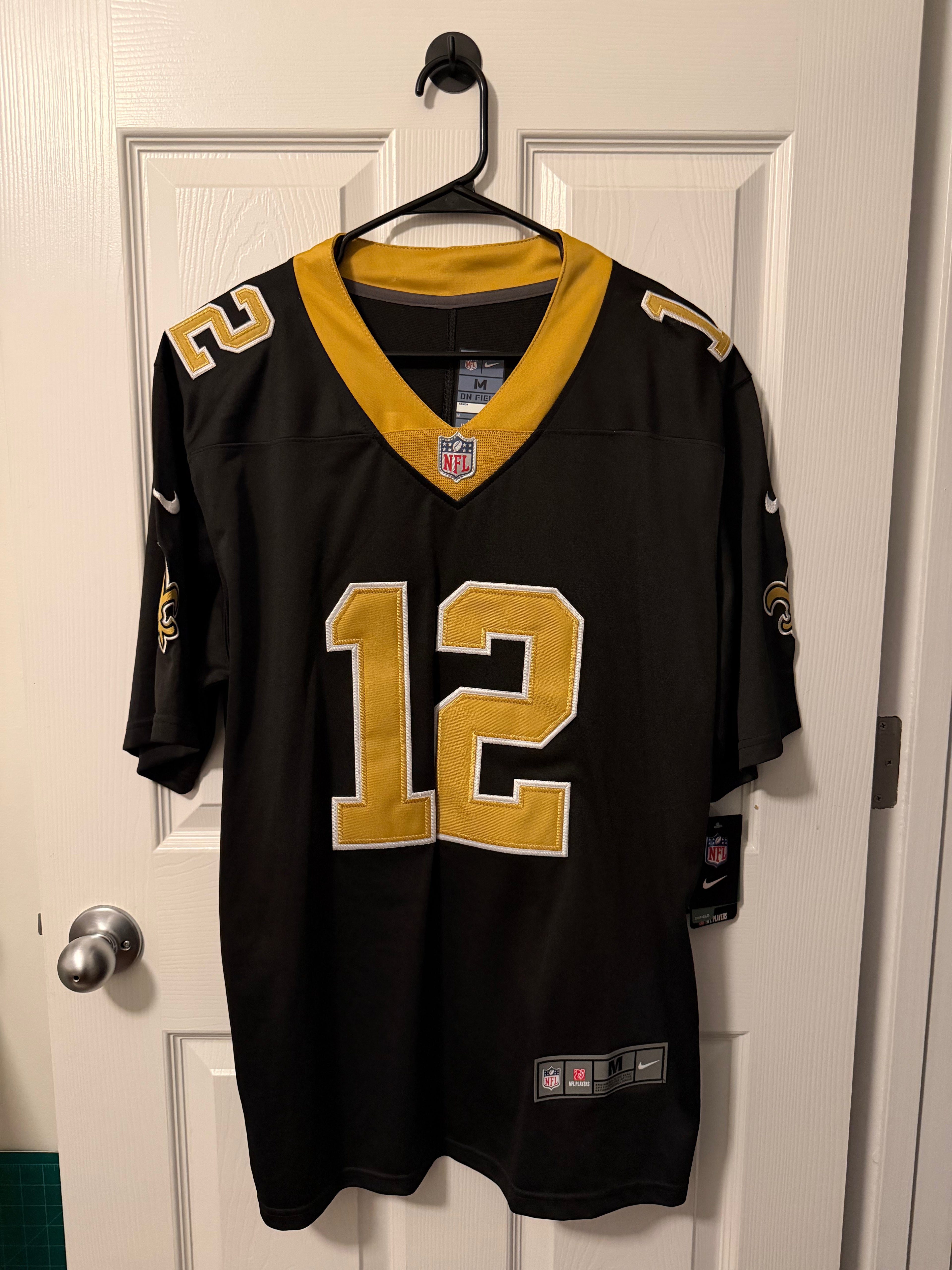 New Orleans Saints #12Chris Olave (Stitched/Adult Medium) Jersey