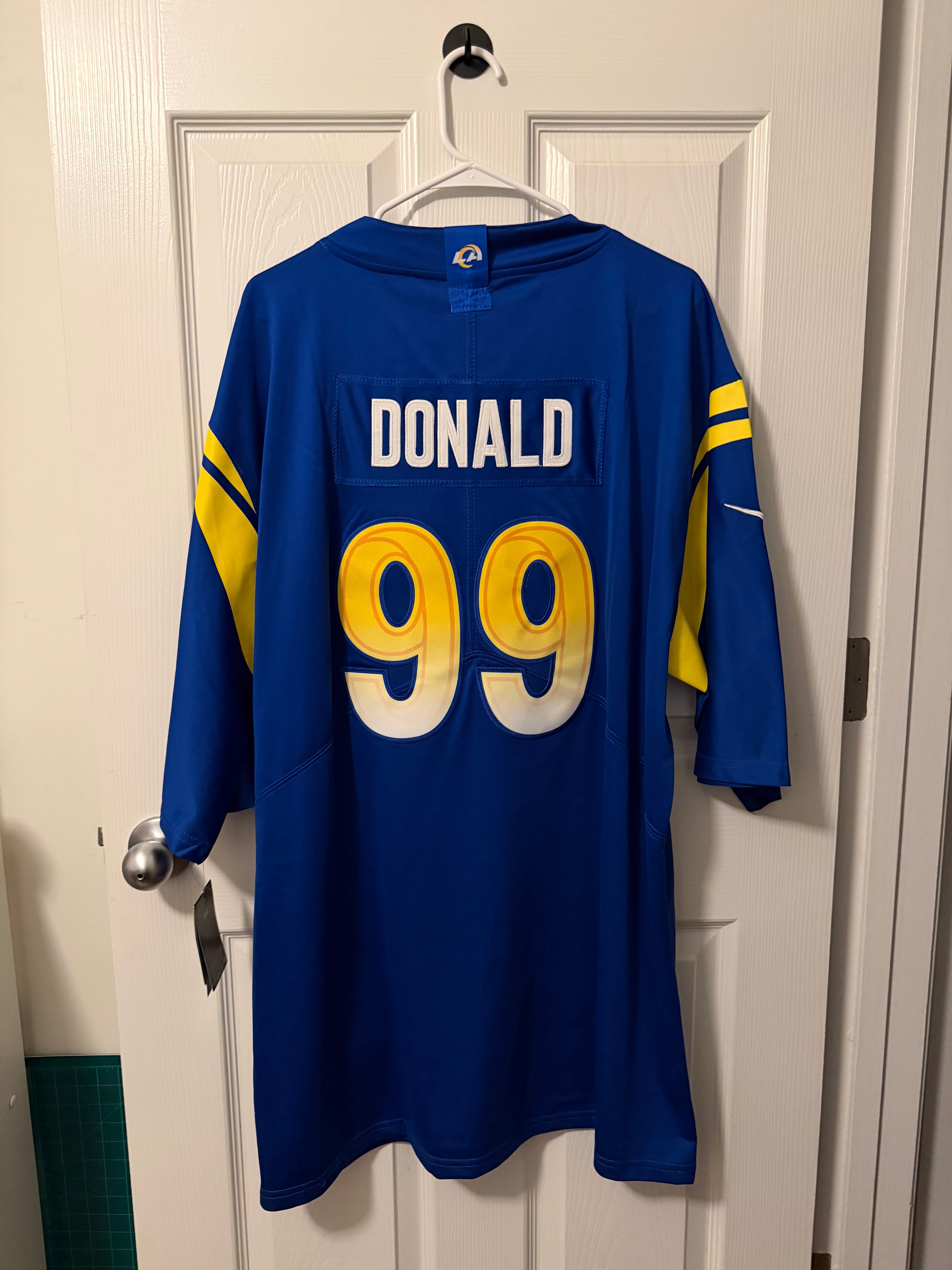 Vintage LA Rams #99 Aaron Donald (Stitched/Adult XXXL) Jersey