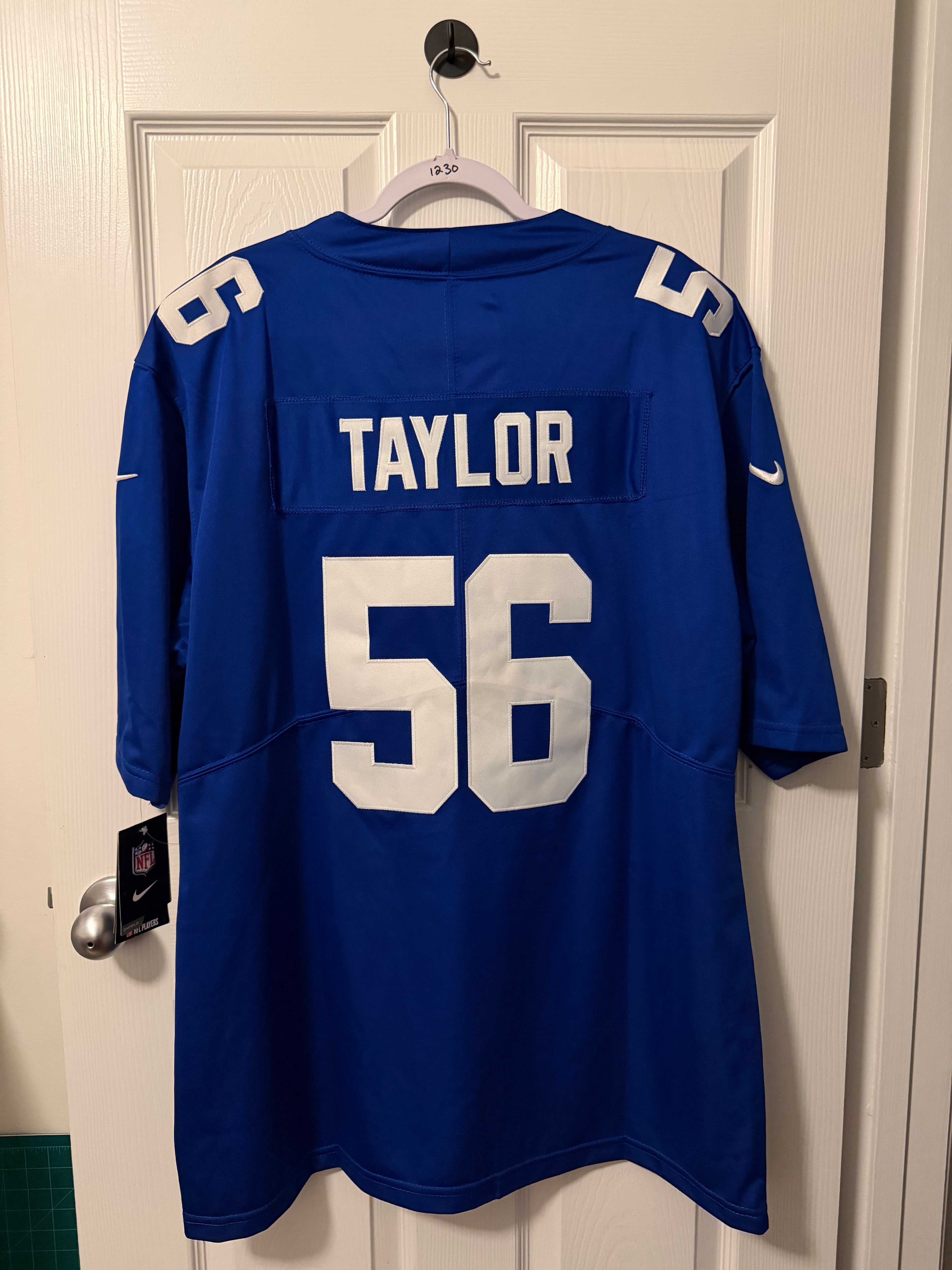 Vintage New York Giants #56 Lawrence Taylor (Stitched/Adult XXL) Jersey