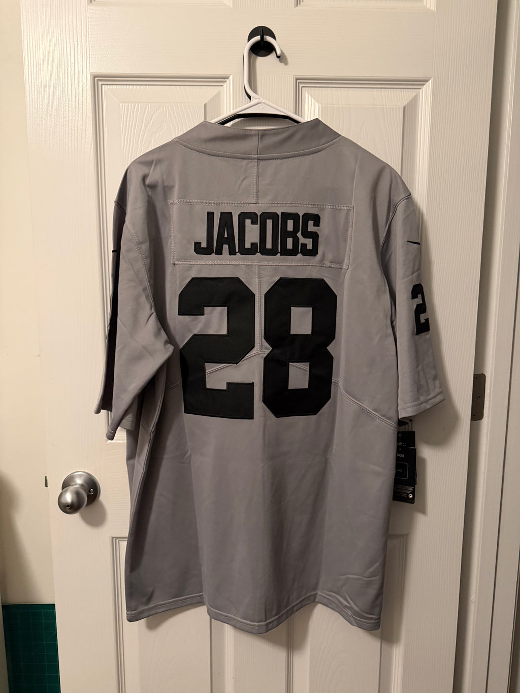 Vintage Raiders #28 Josh Jacobs (Stitched/Adult) Jersey