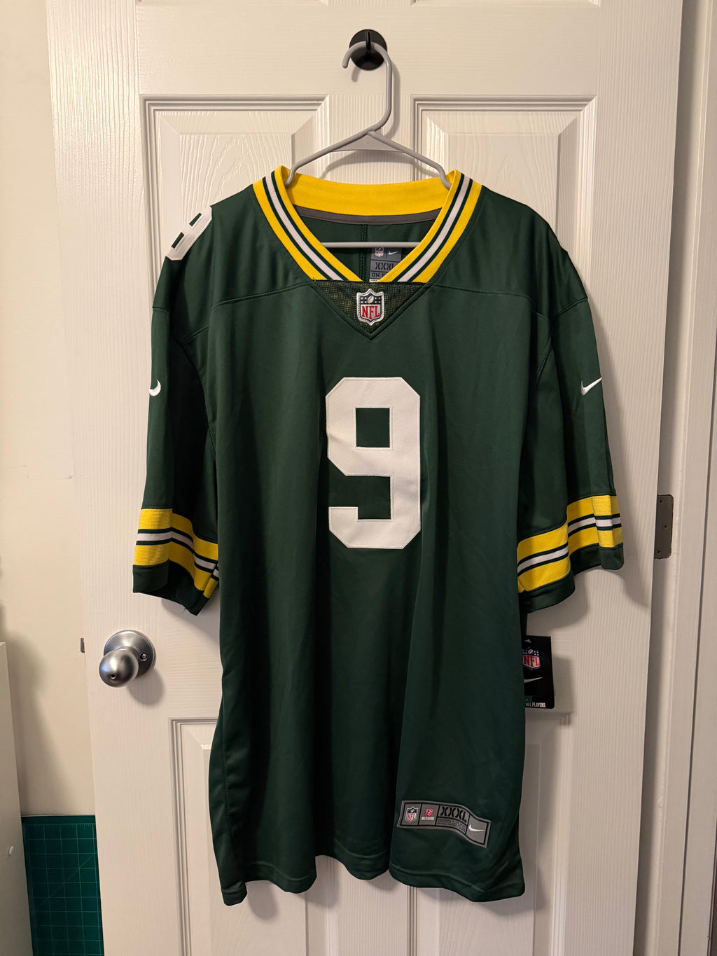 Vintage Green Bay Packers #9 Christian Watson (Stitched/Adult XXXL) Jersey