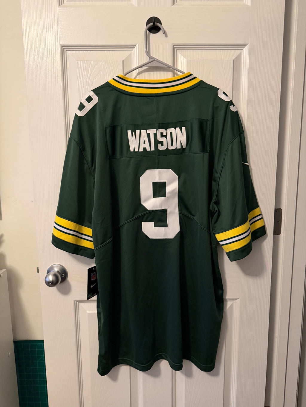 Vintage Green Bay Packers #9 Christian Watson (Stitched/Adult XXXL) Jersey