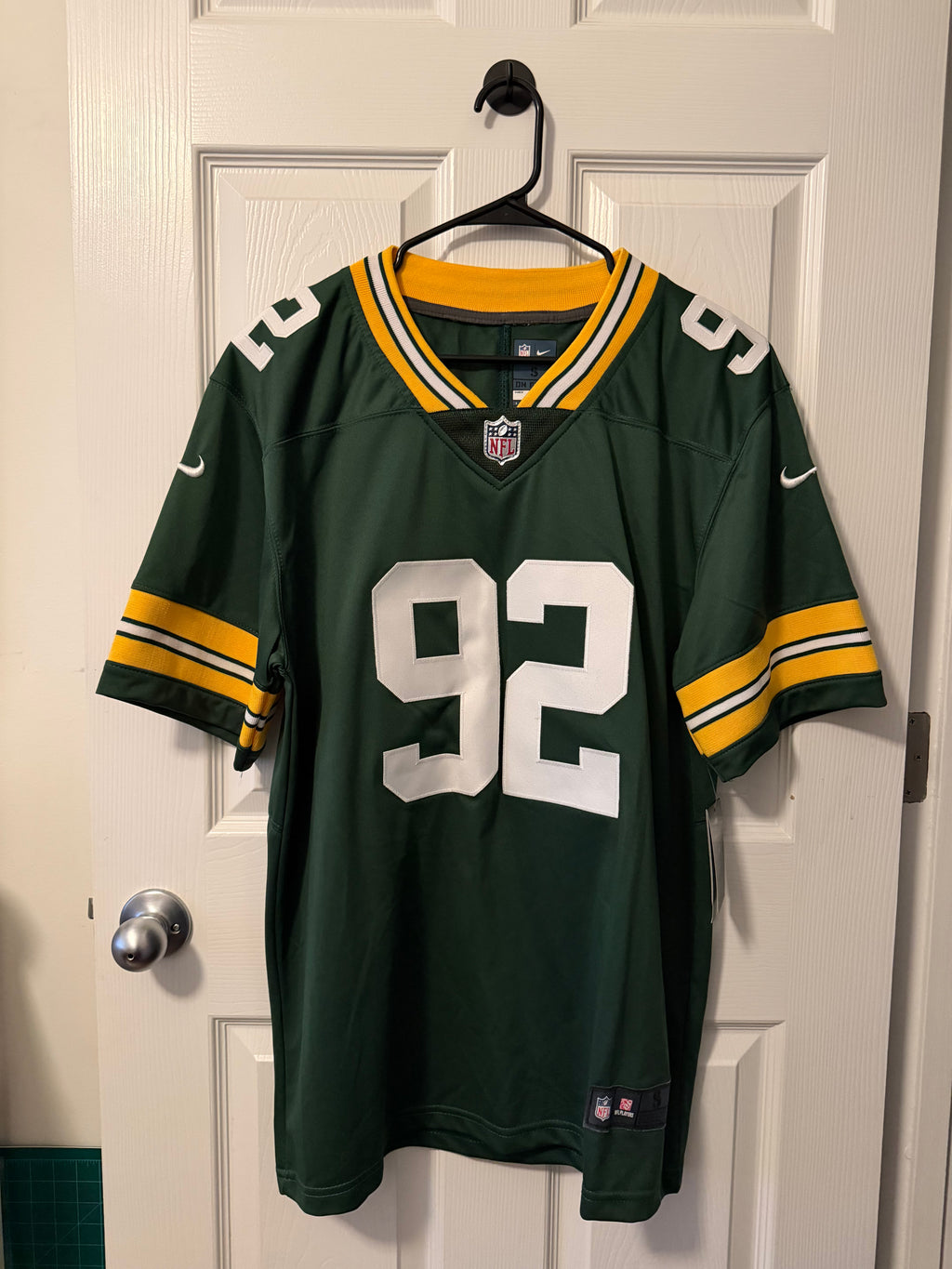 Vintage Green Bay Packers #92 Reggie White (Stitched/Adult Small) Jersey