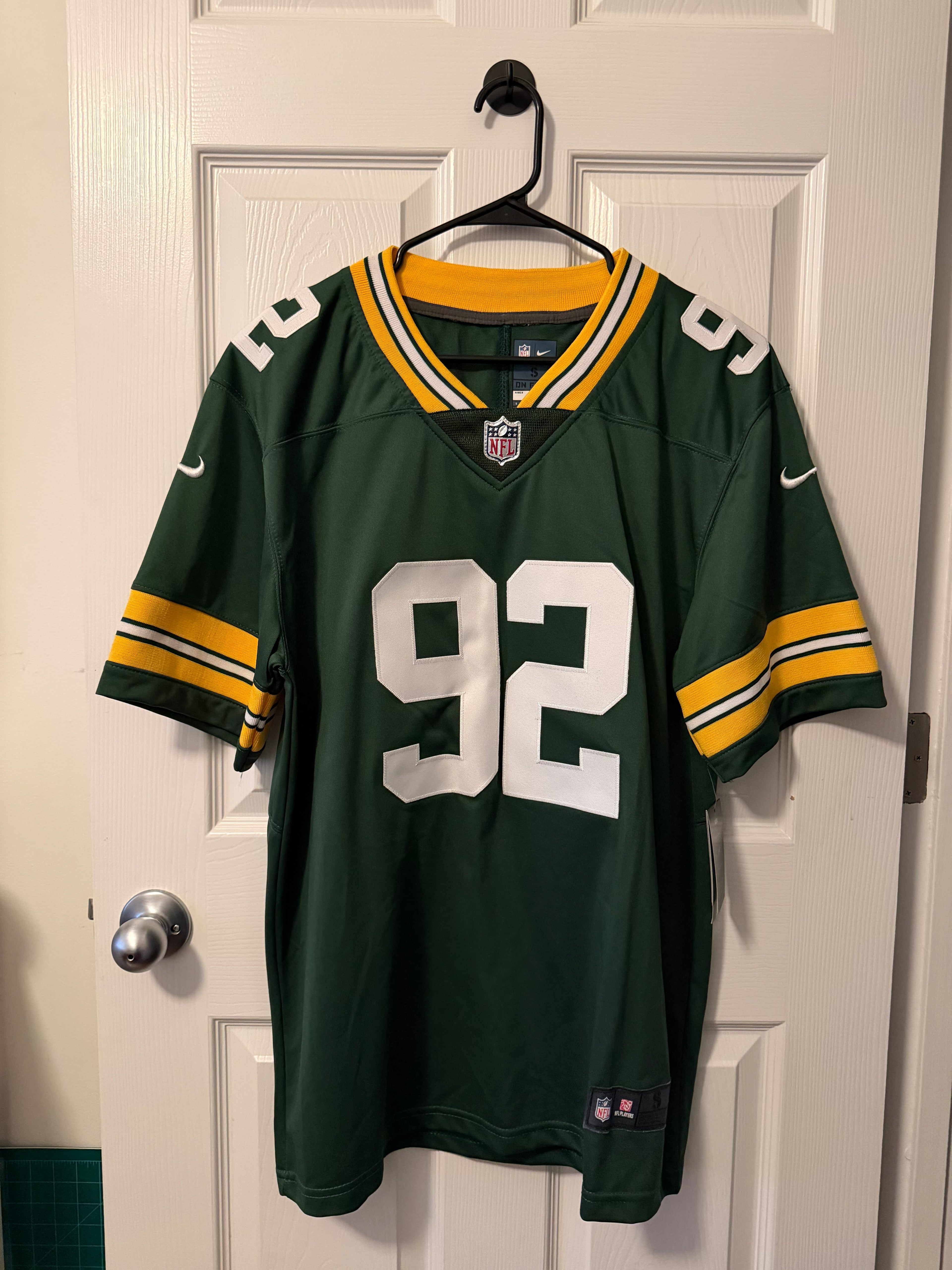 Vintage Green Bay Packers #92 Reggie White (Stitched/Adult Small) Jersey