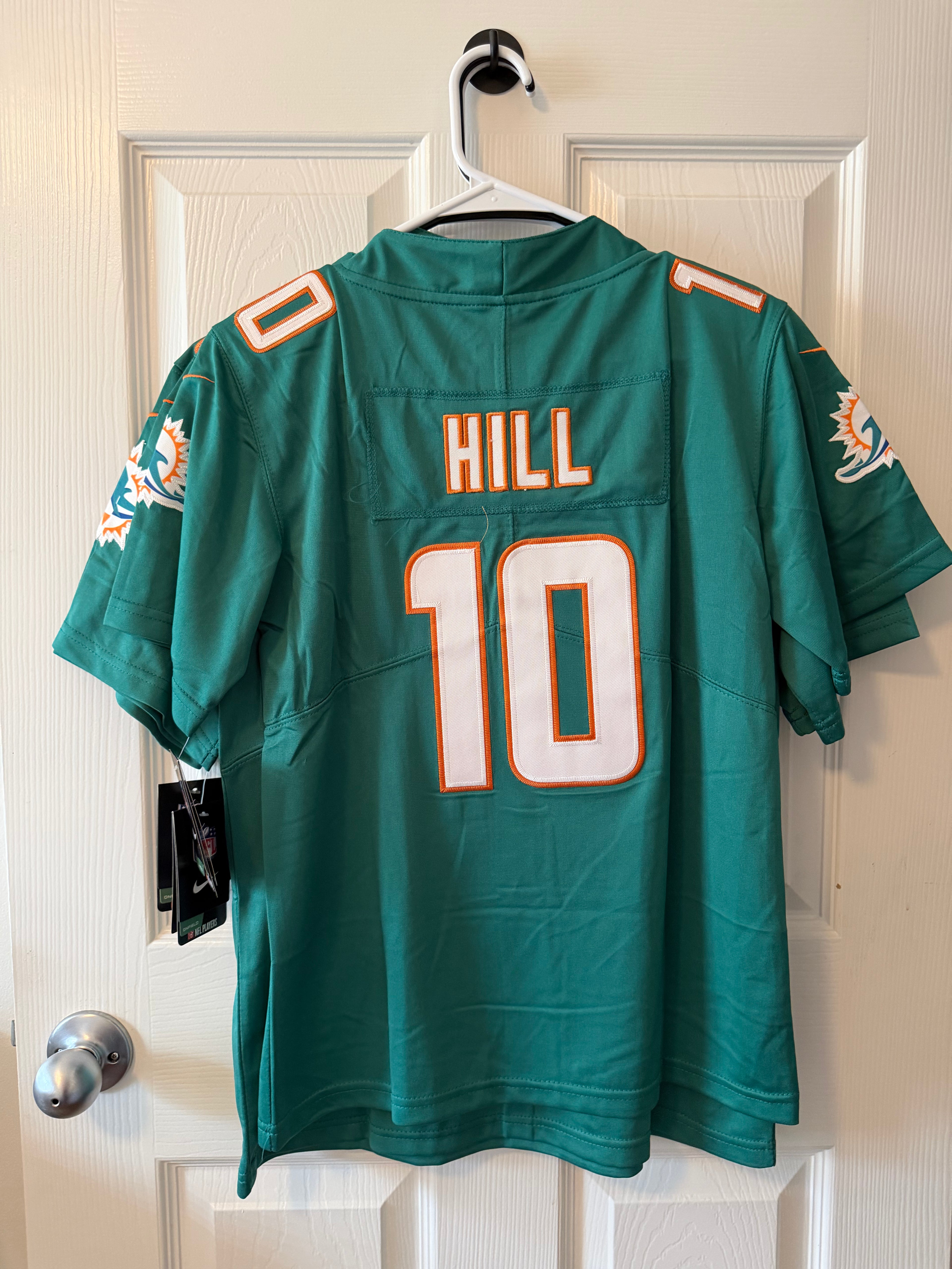 Miami Dolphins #10 Tyreke Hill (Stitched/Youth) Jersey
