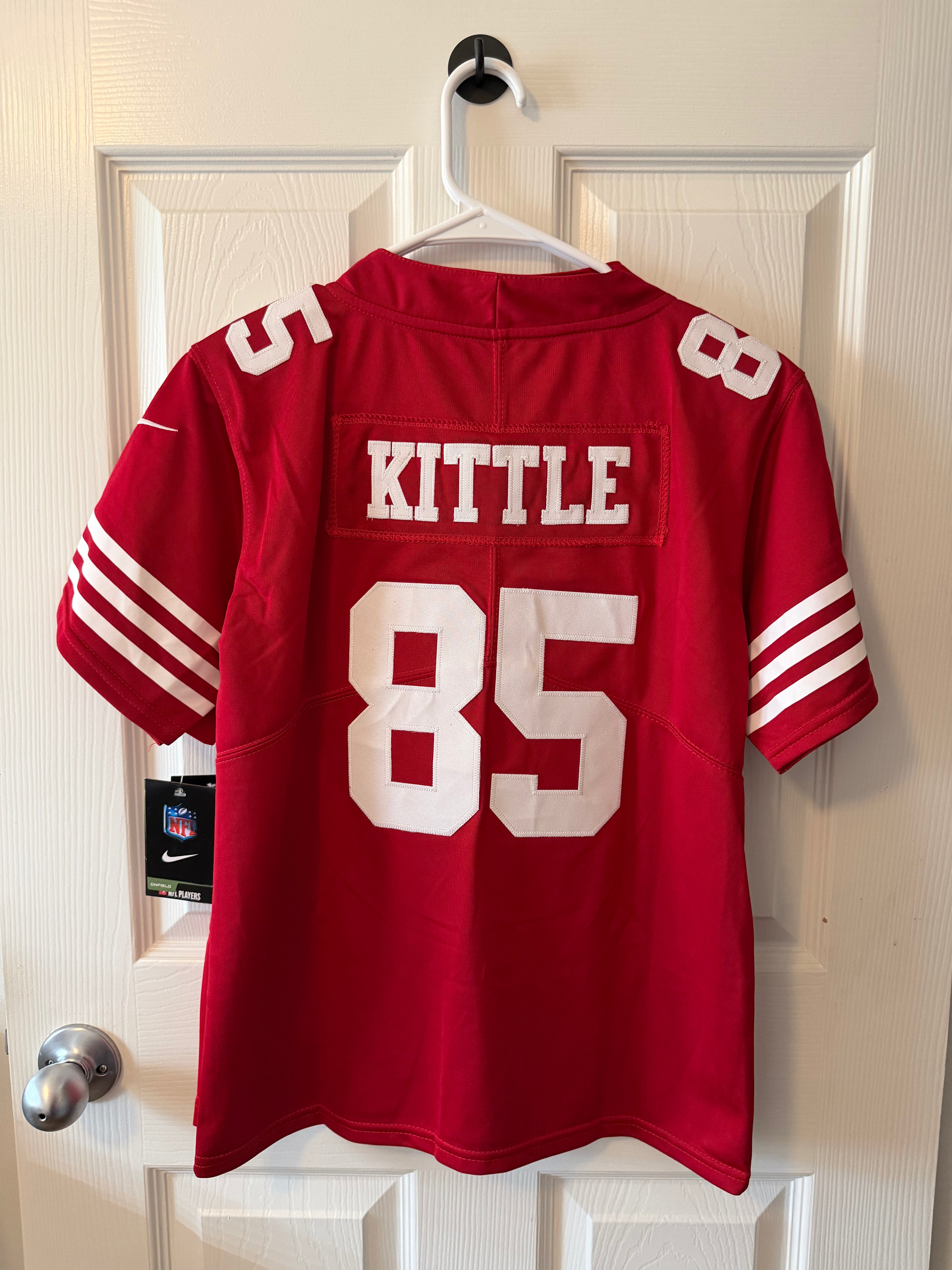 San Francisco 49ers #85 George Kittle (Stitched/Youth) Jersey