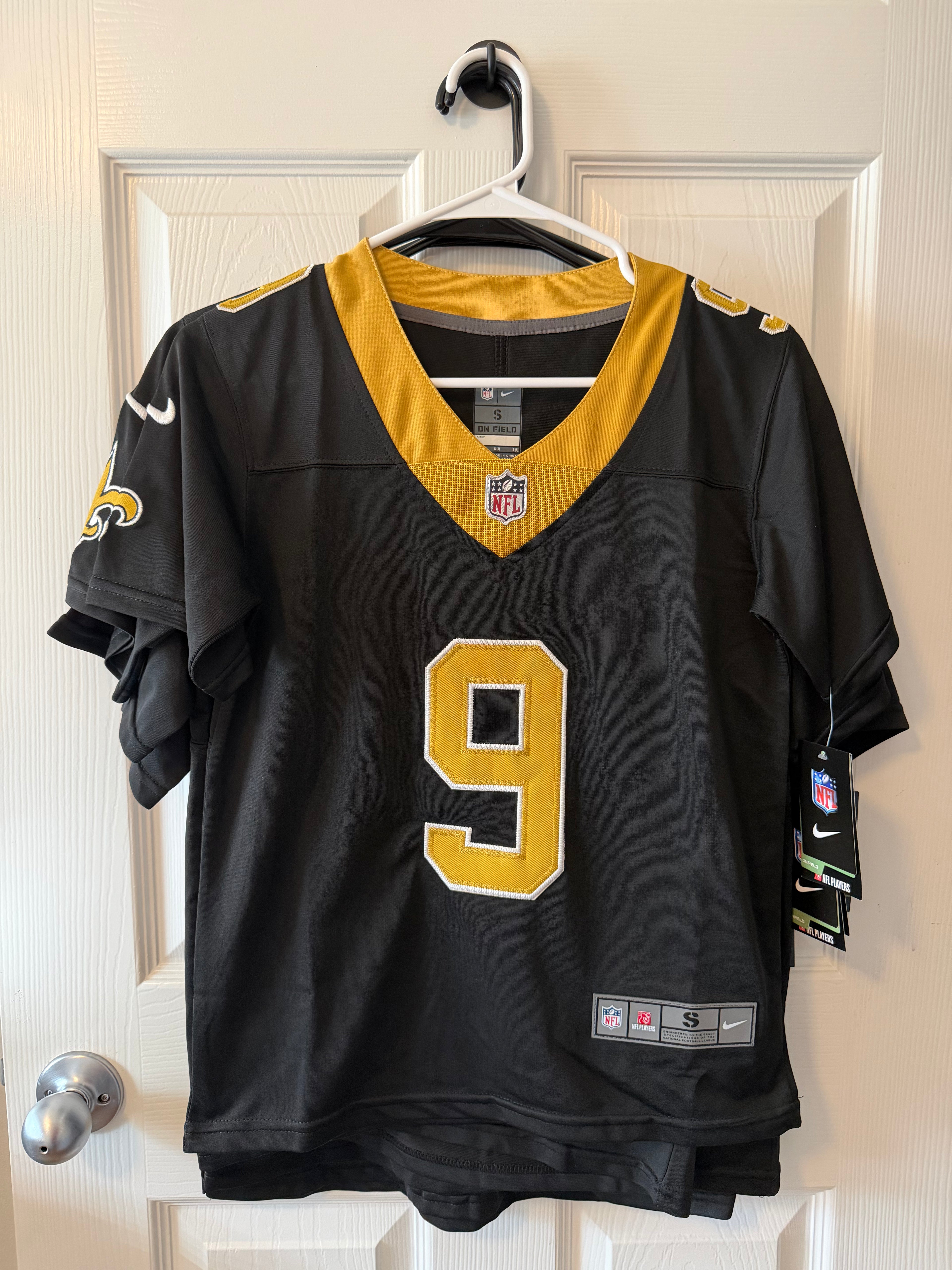 Vintage New Orleans Saints #9 Drew Brees (Stitched/Youth) Jersey