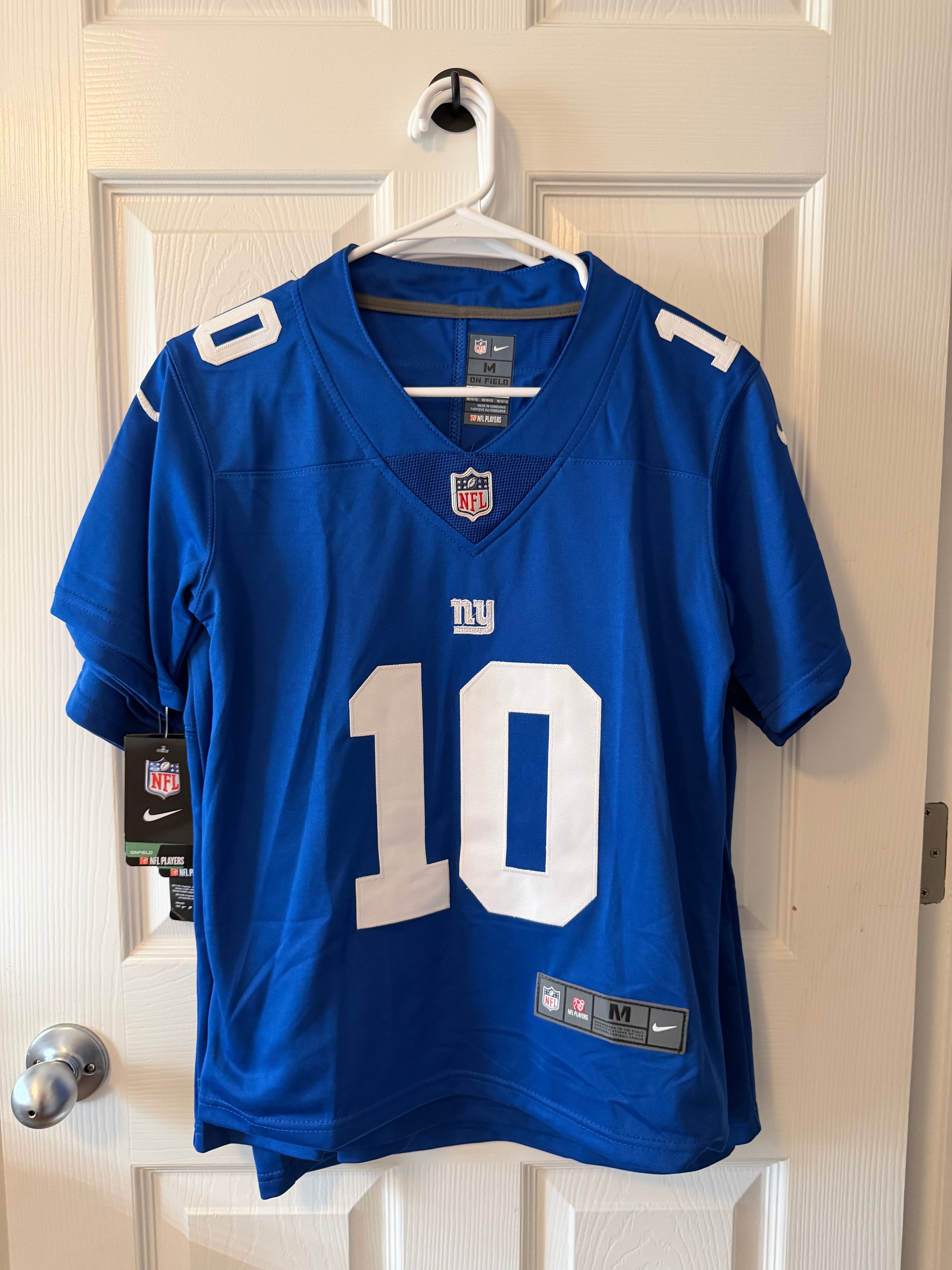 Vintage New York Giants #10 Eli Manning (Stitched/Youth) Jersey